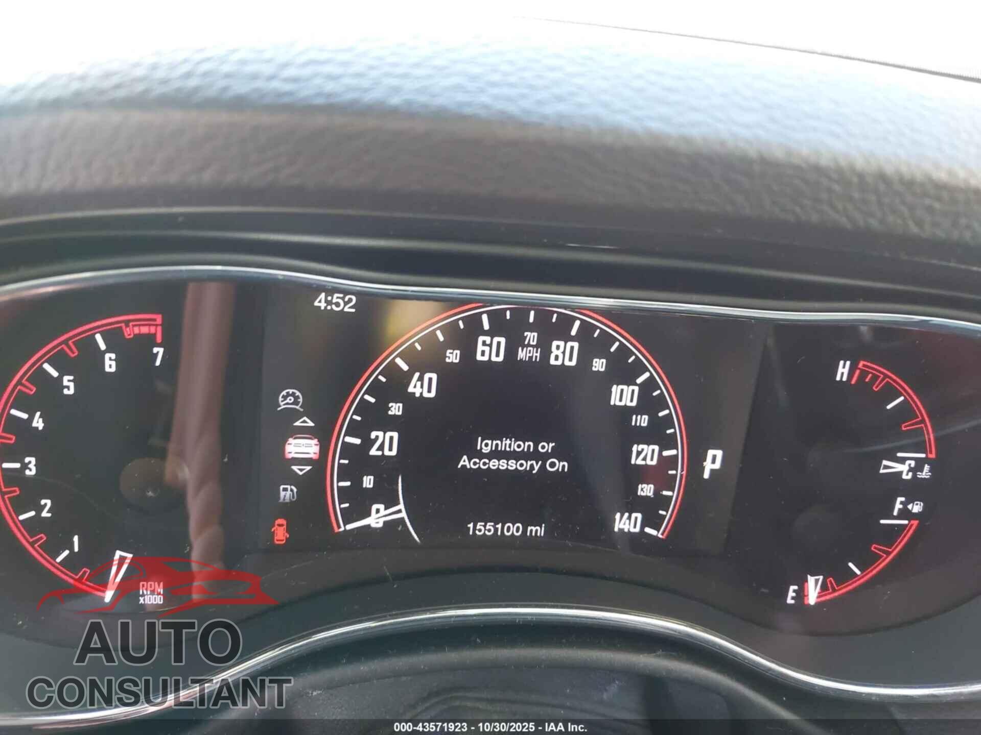DODGE DURANGO 2016 - 1C4RDHDG3GC308399