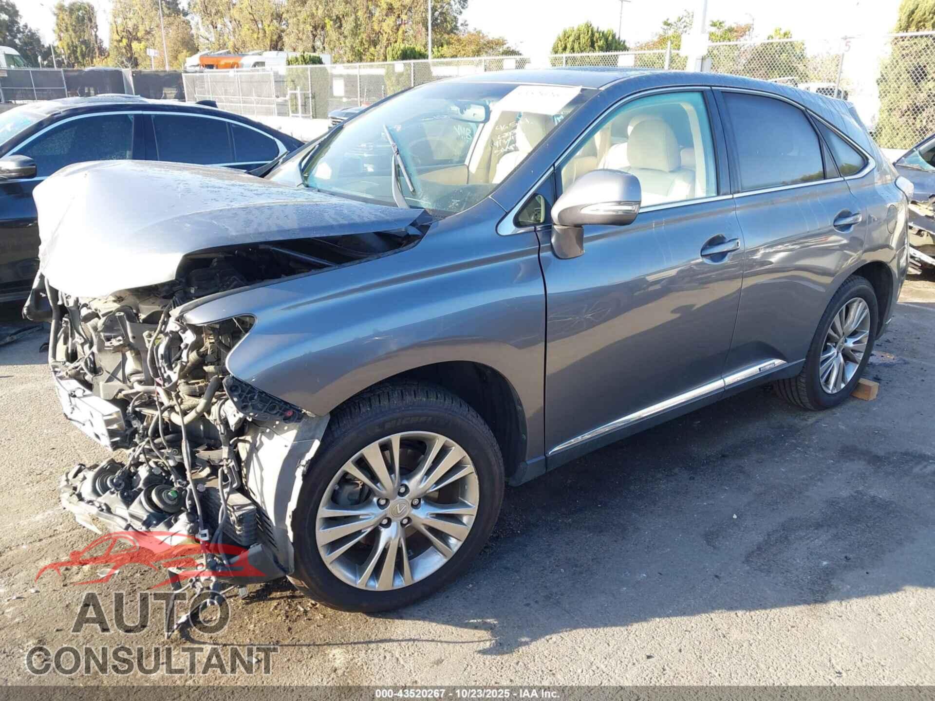 LEXUS RX 450H 2013 - JTJZB1BA1D2006832