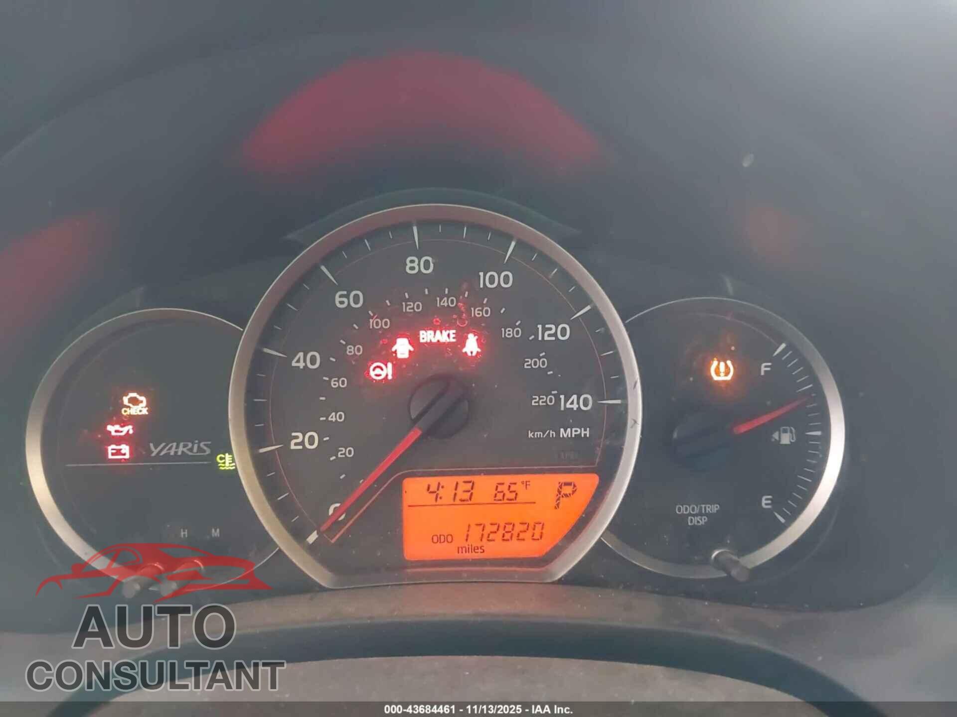 TOYOTA YARIS 2014 - JTDKTUD36ED575019