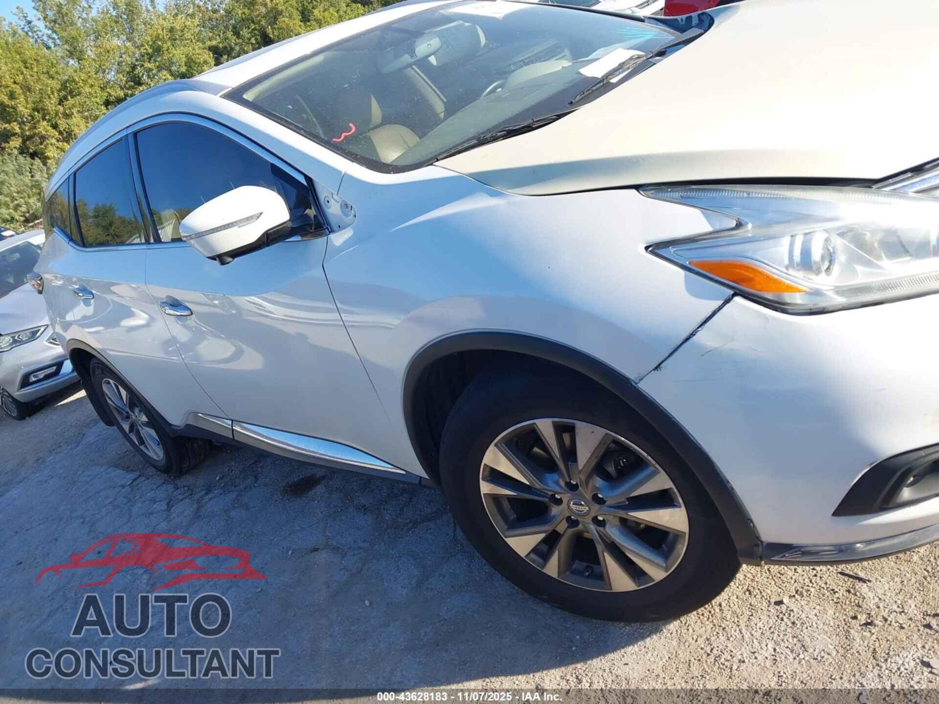 NISSAN MURANO 2015 - 5N1AZ2MH2FN234220