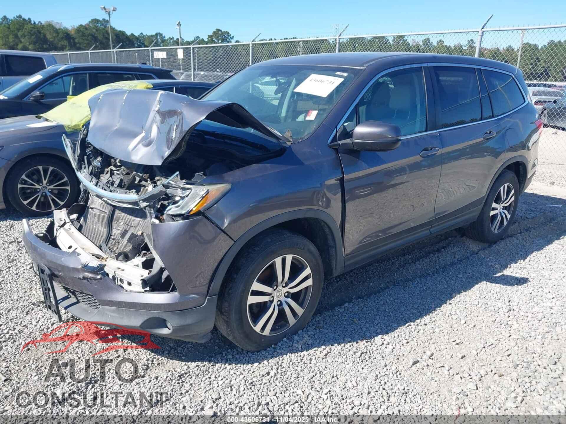 HONDA PILOT 2016 - 5FNYF6H55GB041157