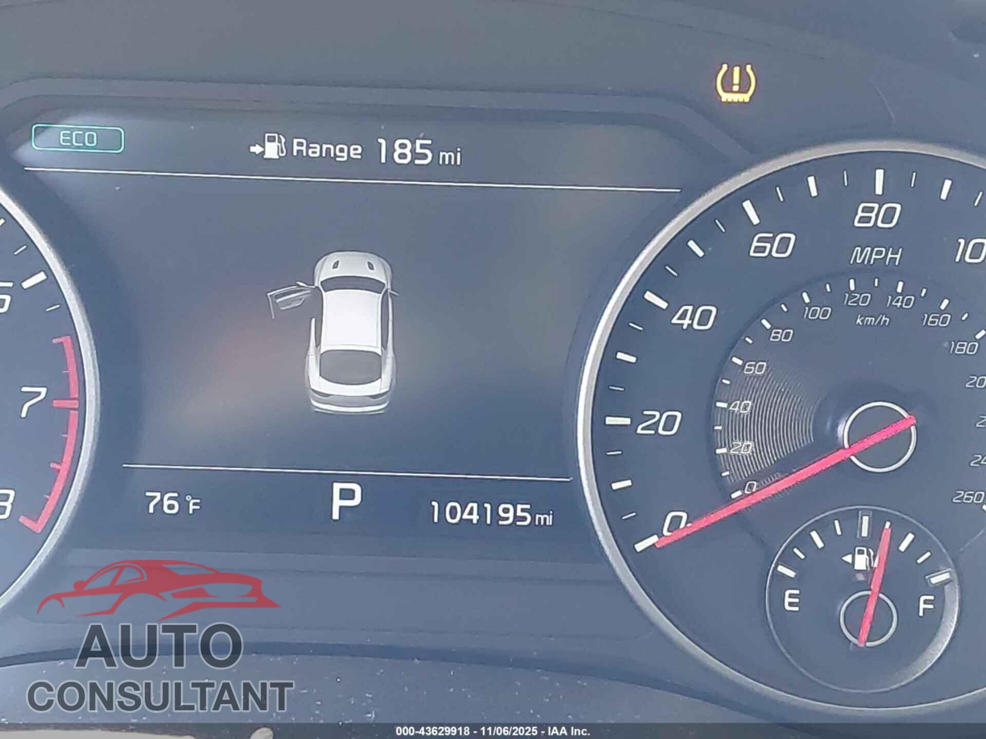KIA STINGER 2019 - KNAE25LA5K6051752