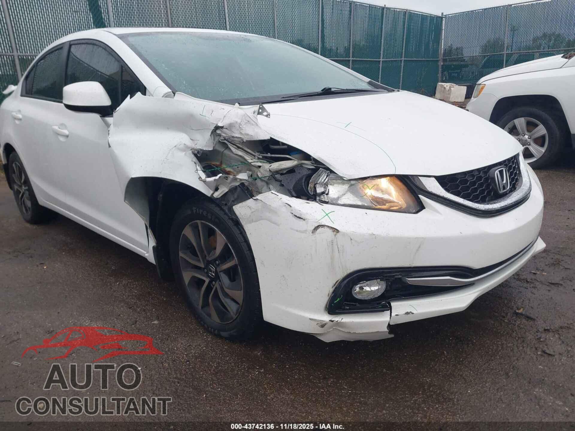HONDA CIVIC 2013 - 19XFB2F92DE009348