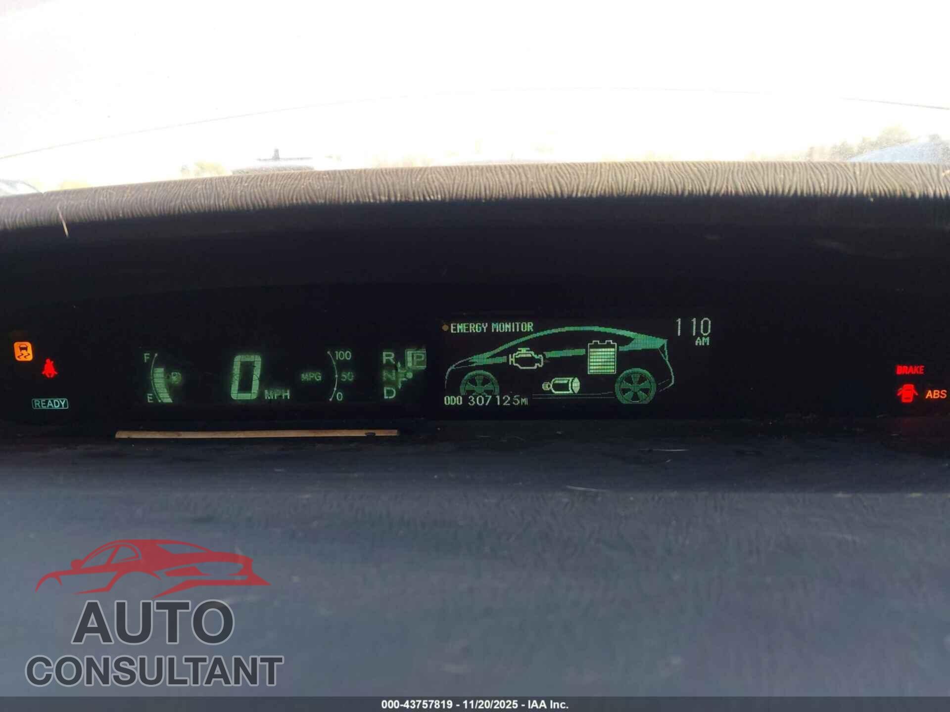 TOYOTA PRIUS 2011 - JTDKN3DU7B0291849