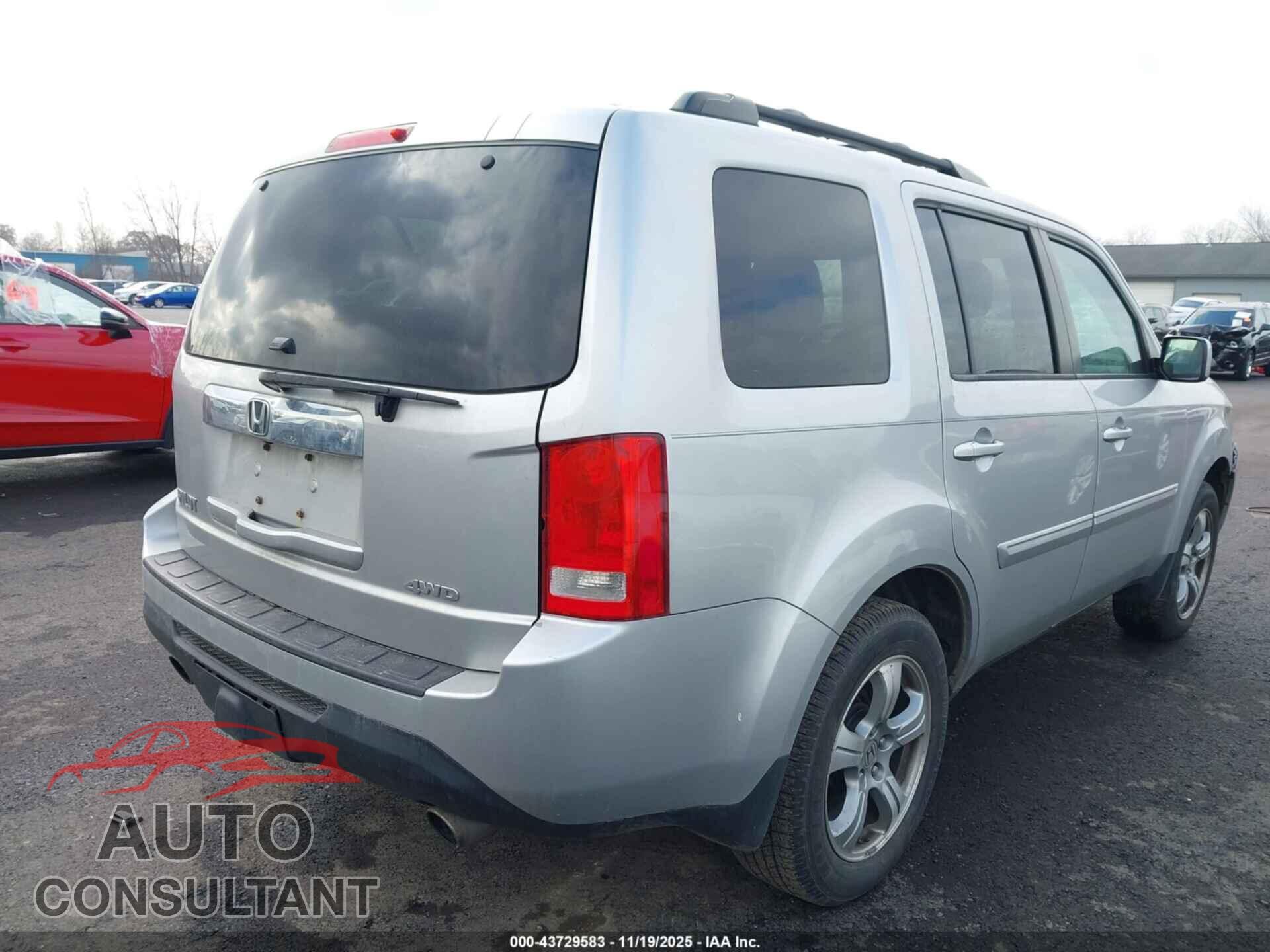 HONDA PILOT 2014 - 5FNYF4H59EB049036