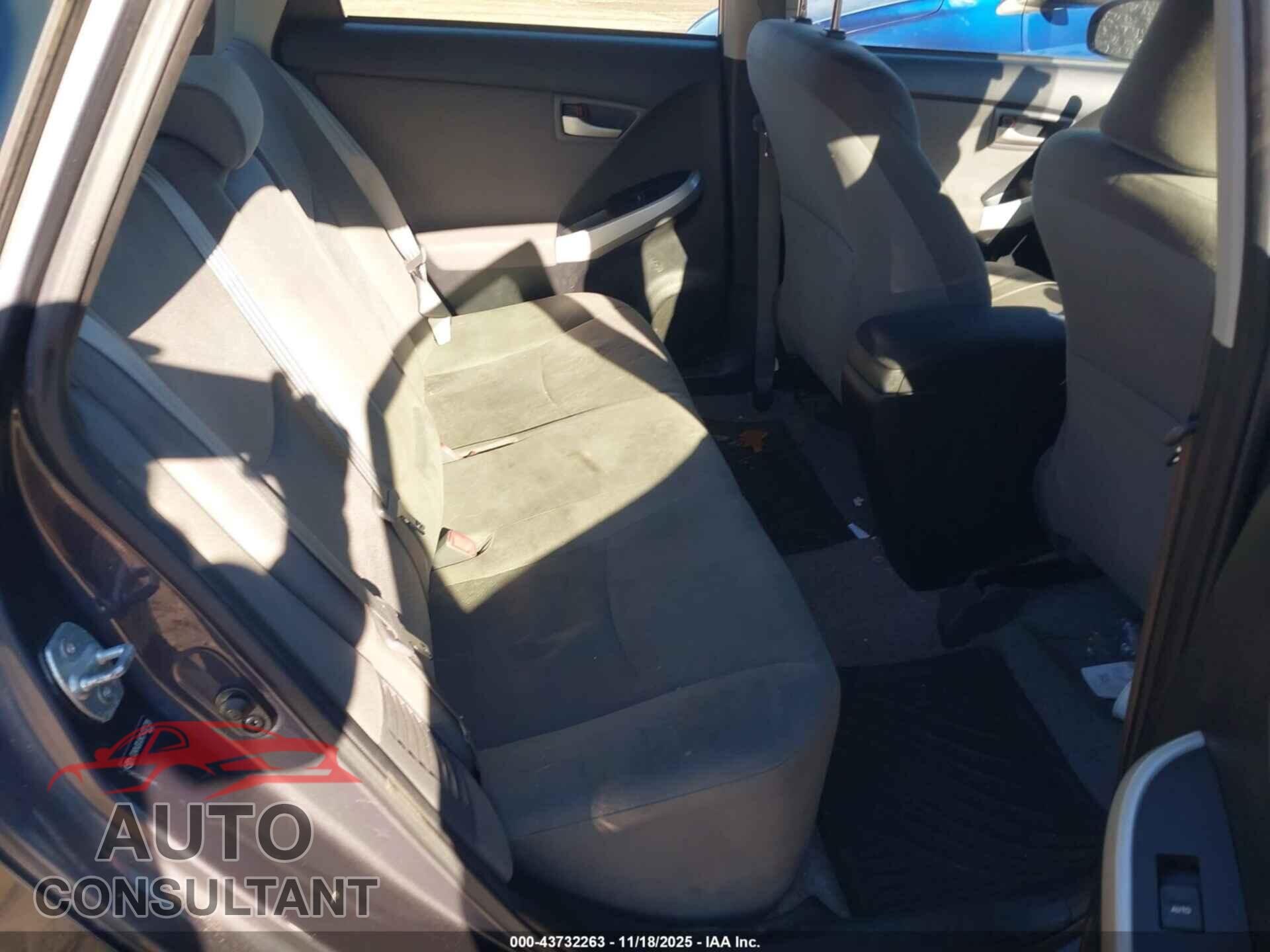 TOYOTA PRIUS 2012 - JTDKN3DU8C5432738