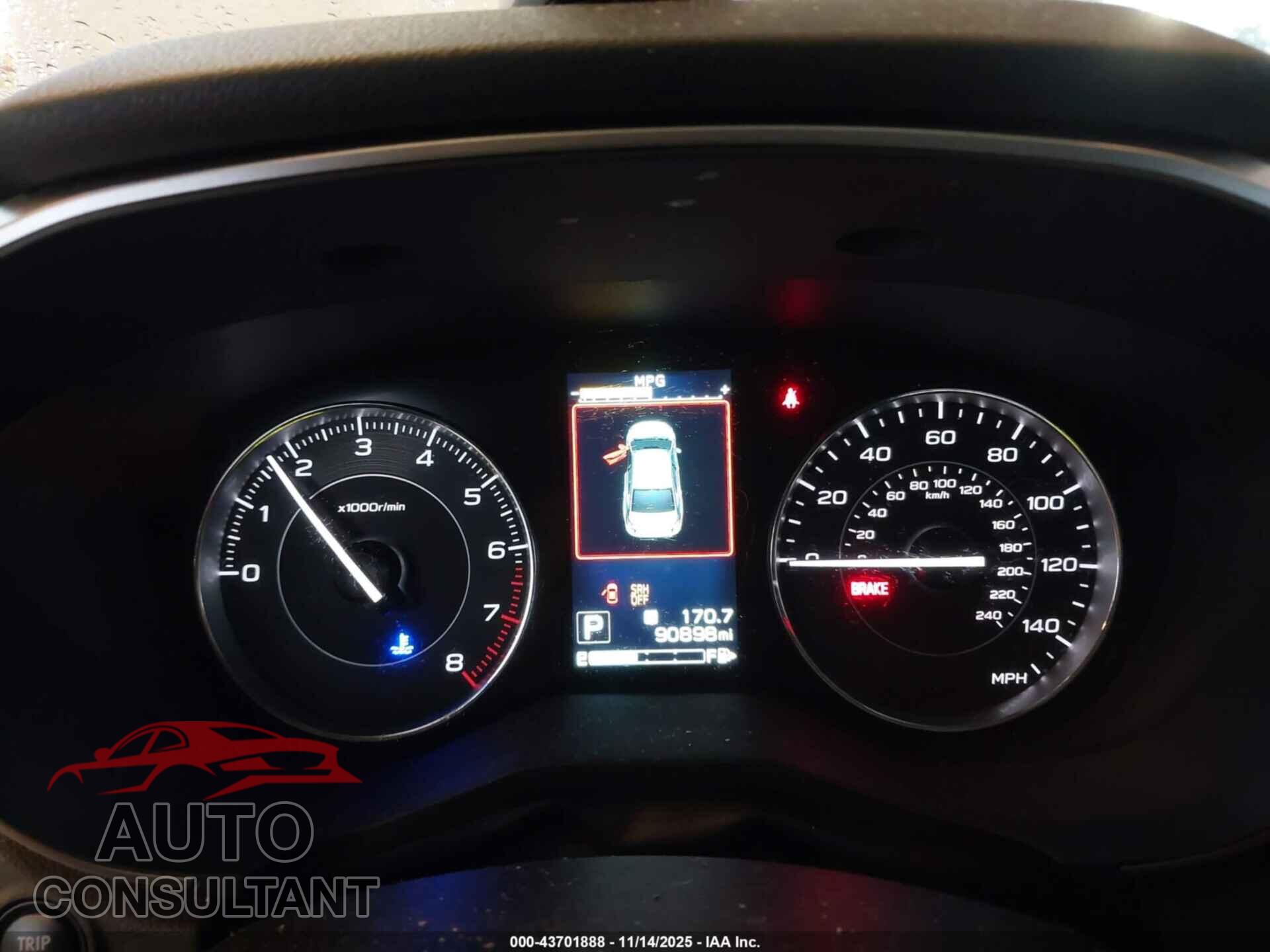 SUBARU IMPREZA 2018 - 4S3GTAT61J3723528