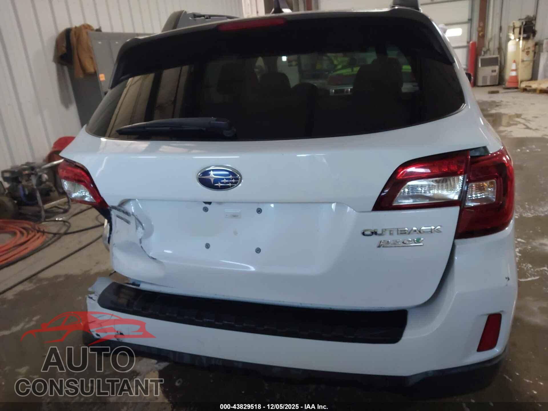 SUBARU OUTBACK 2017 - 4S4BSAFC9H3291596