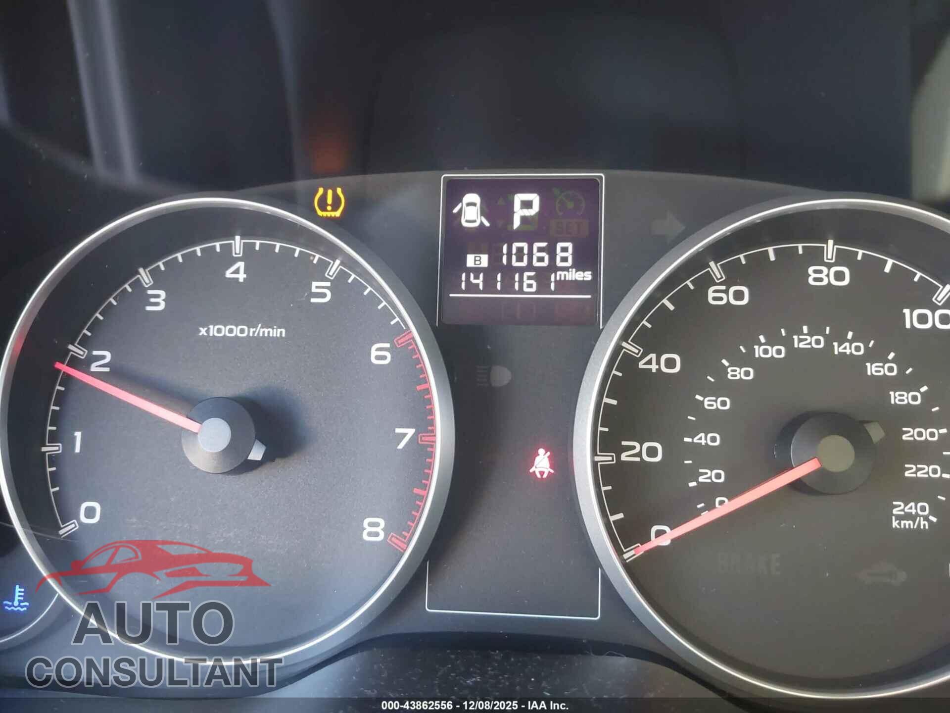SUBARU LEGACY 2014 - 4S3BMBA69E3010298