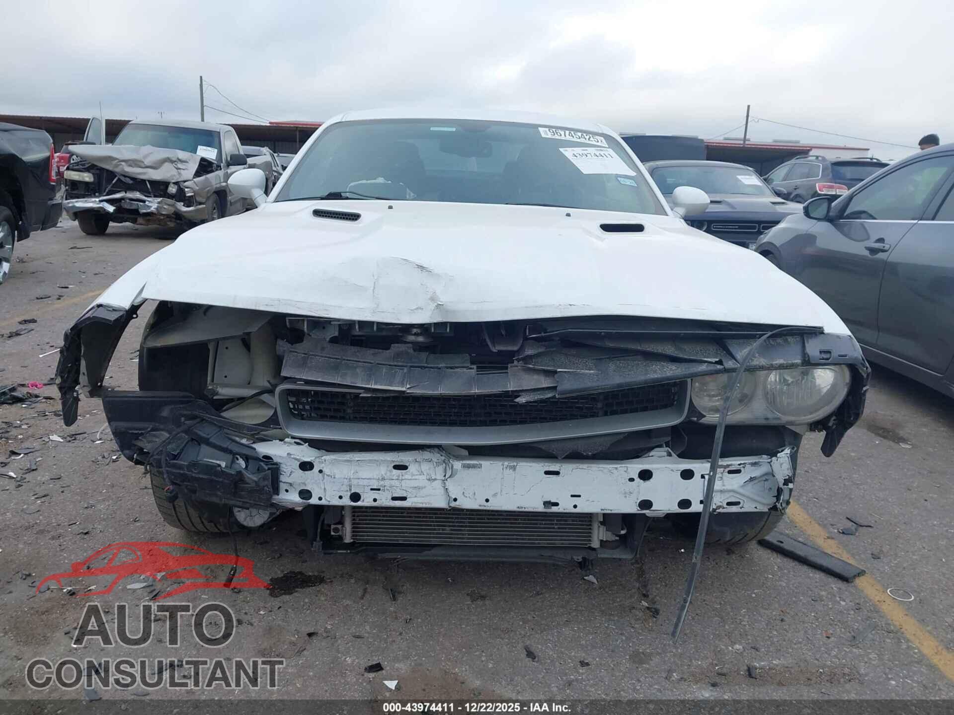 DODGE CHALLENGER 2012 - 2C3CDYAG5CH106296