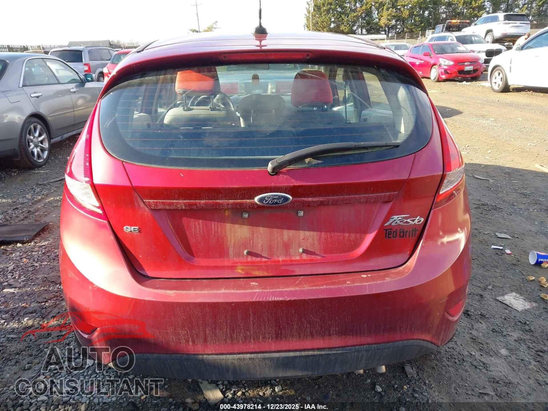 FORD FIESTA 2013 - 3FADP4EJ7DM136544