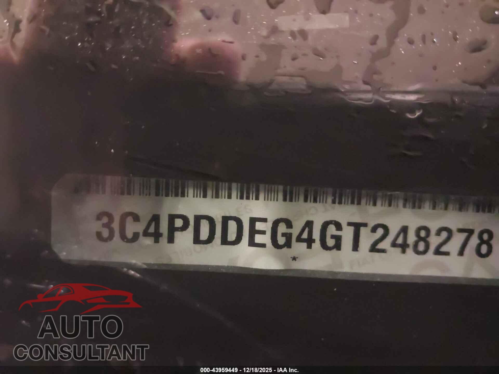 DODGE JOURNEY 2016 - 3C4PDDEG4GT248278