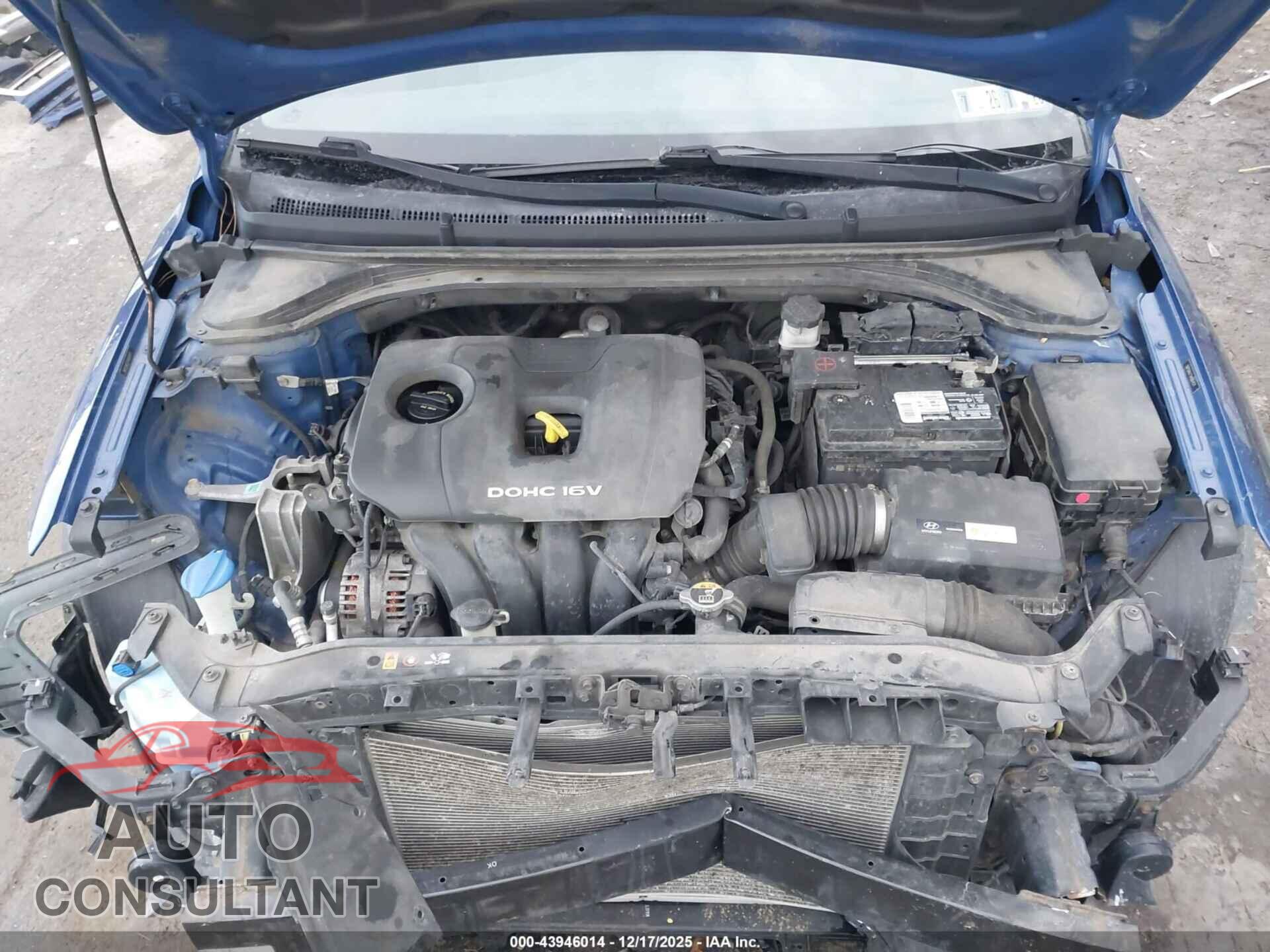 HYUNDAI ELANTRA 2017 - 5NPD84LF2HH064511