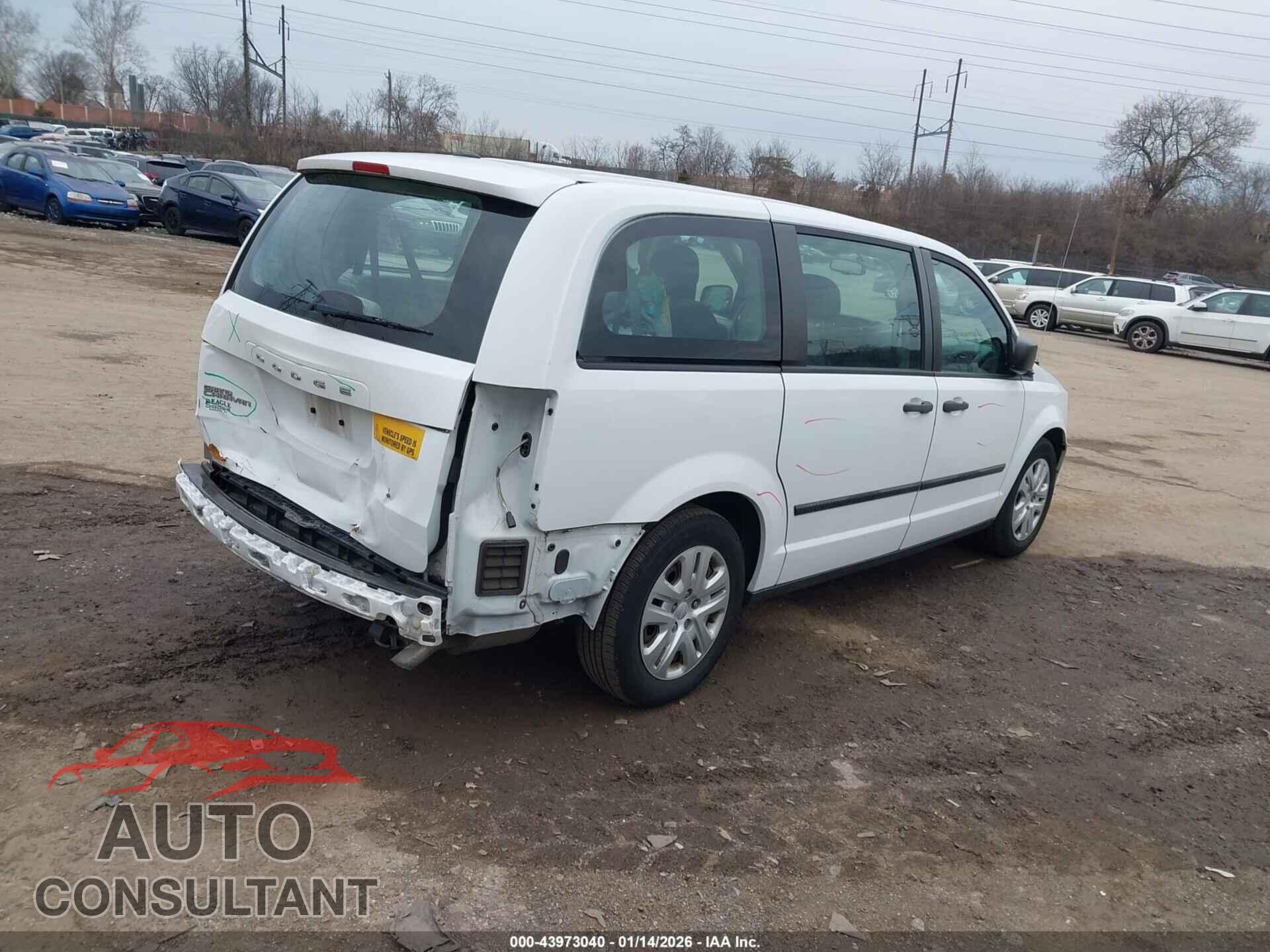 DODGE GRAND CARAVAN 2016 - 2C4RDGBG7GR109019