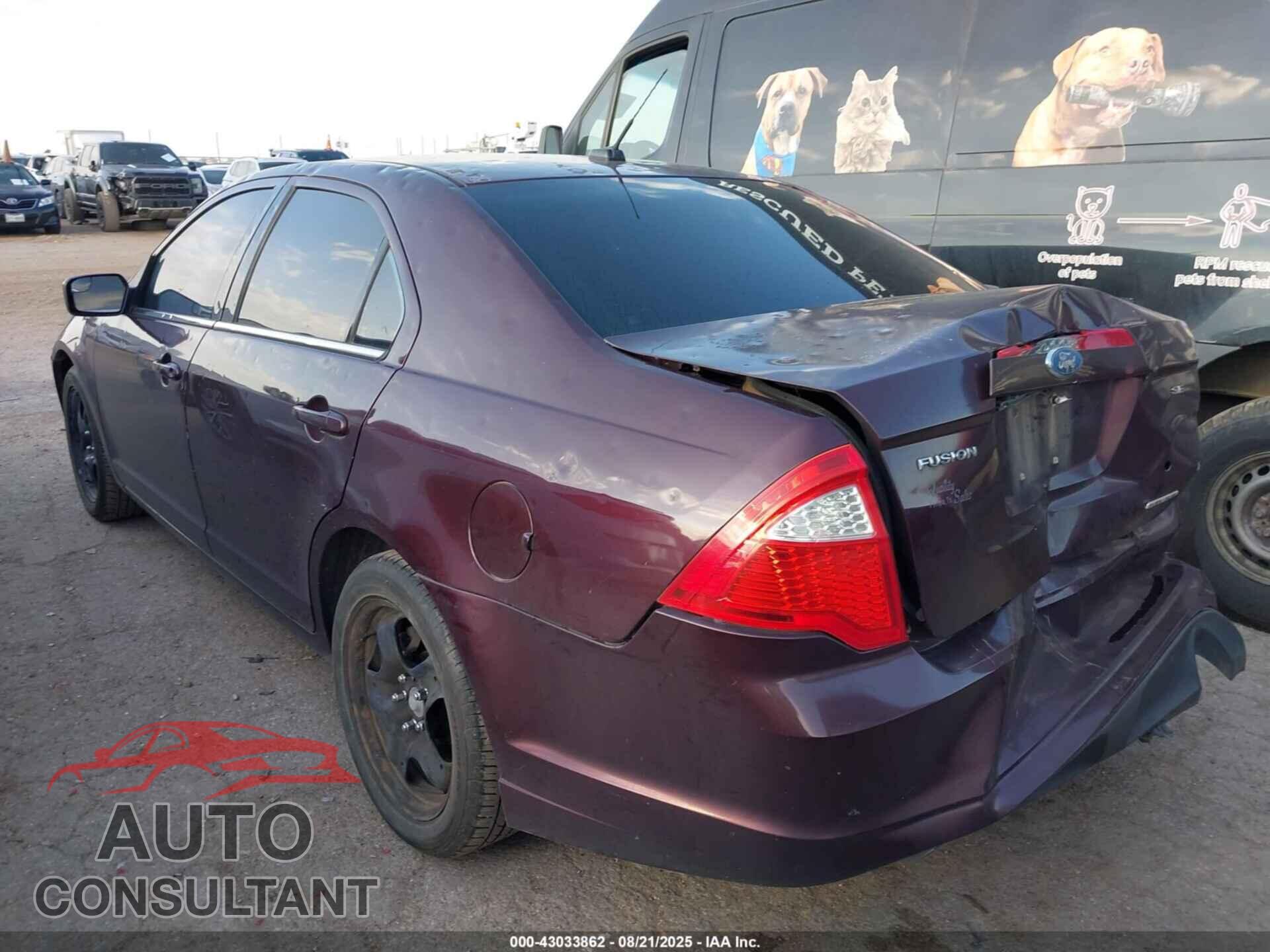 FORD FUSION 2011 - 3FAHP0HG2BR280500
