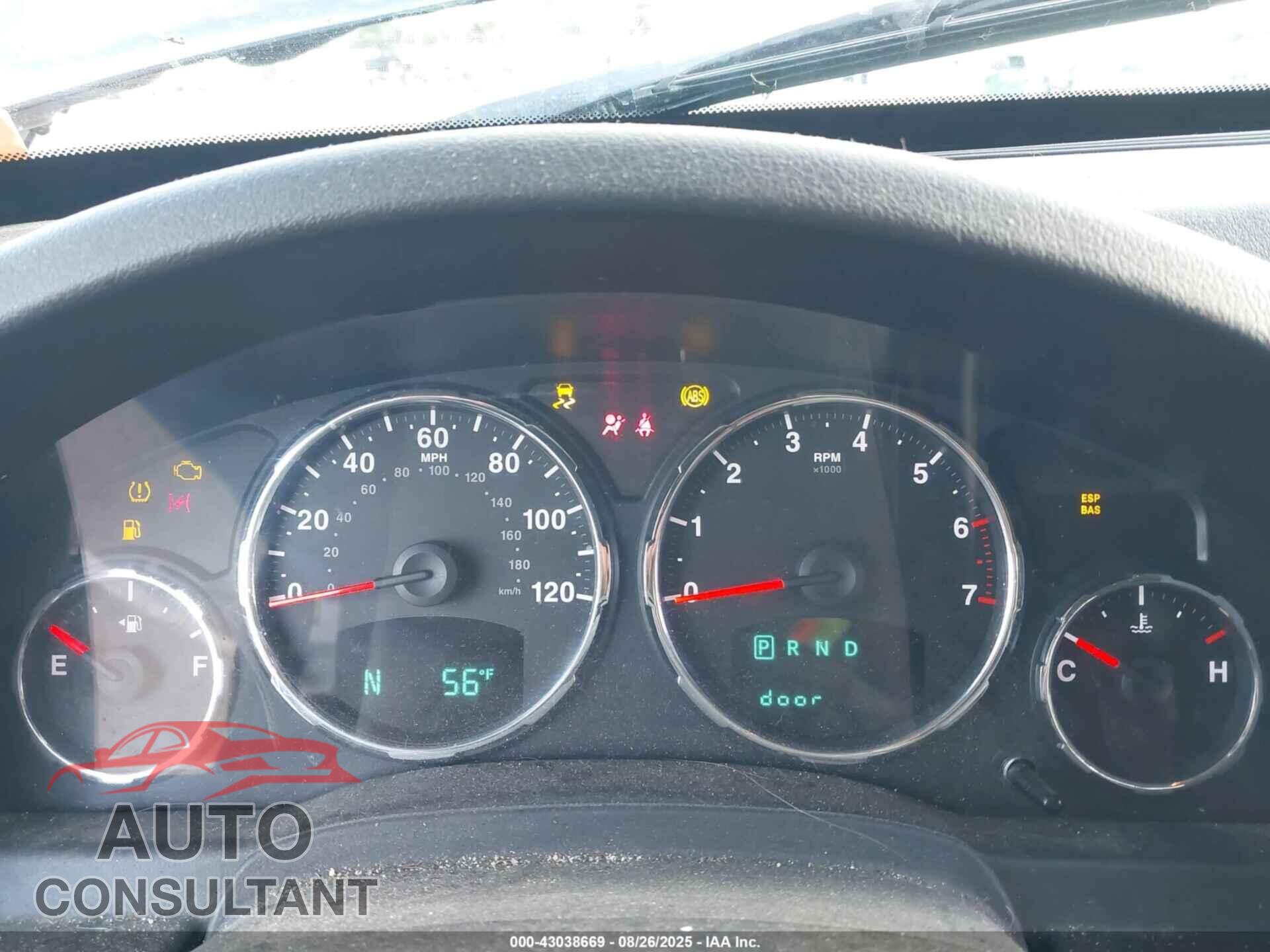 JEEP LIBERTY 2009 - 1J8GN28KX9W538452