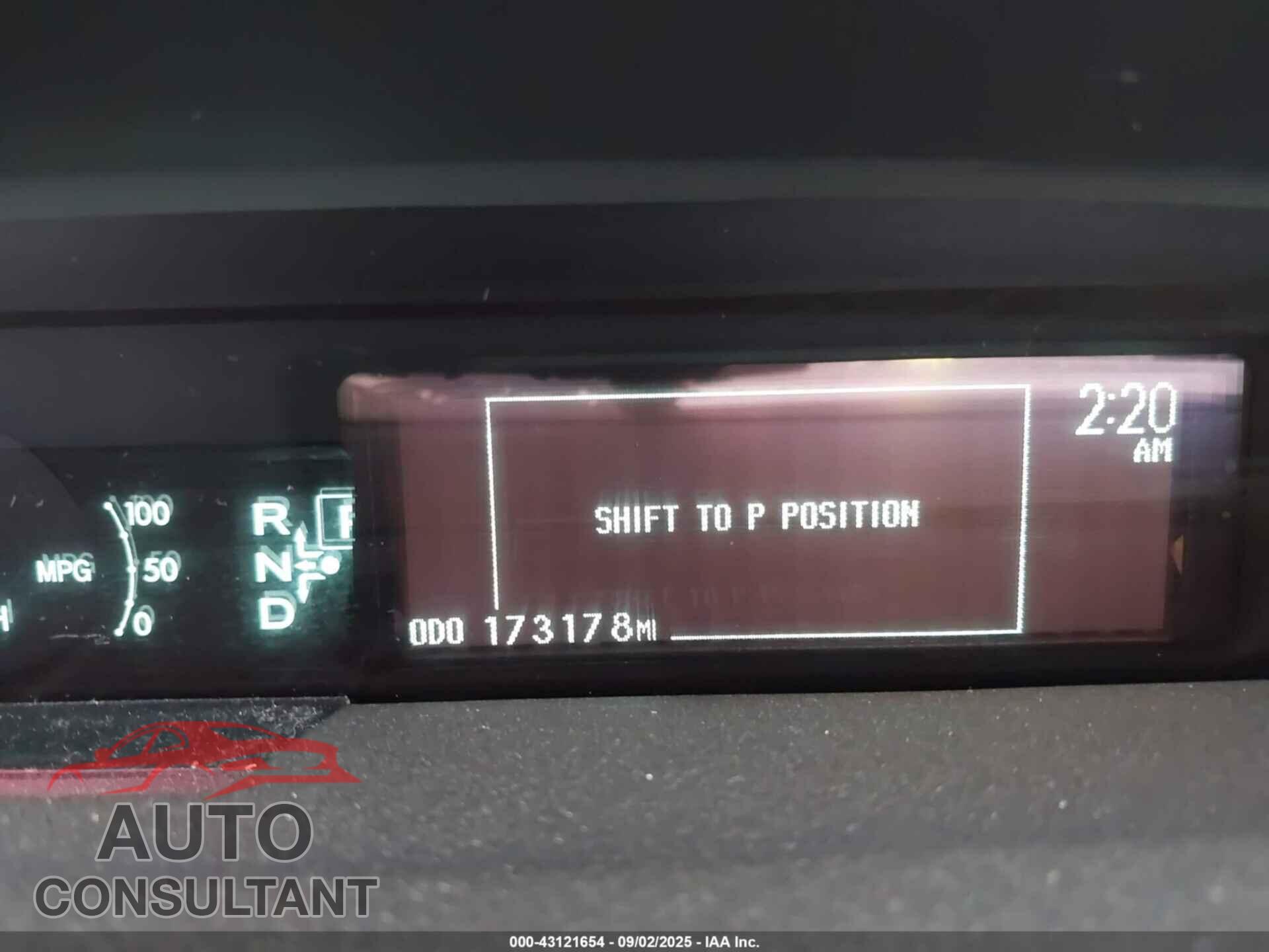 TOYOTA PRIUS 2011 - JTDKN3DUXB0311463