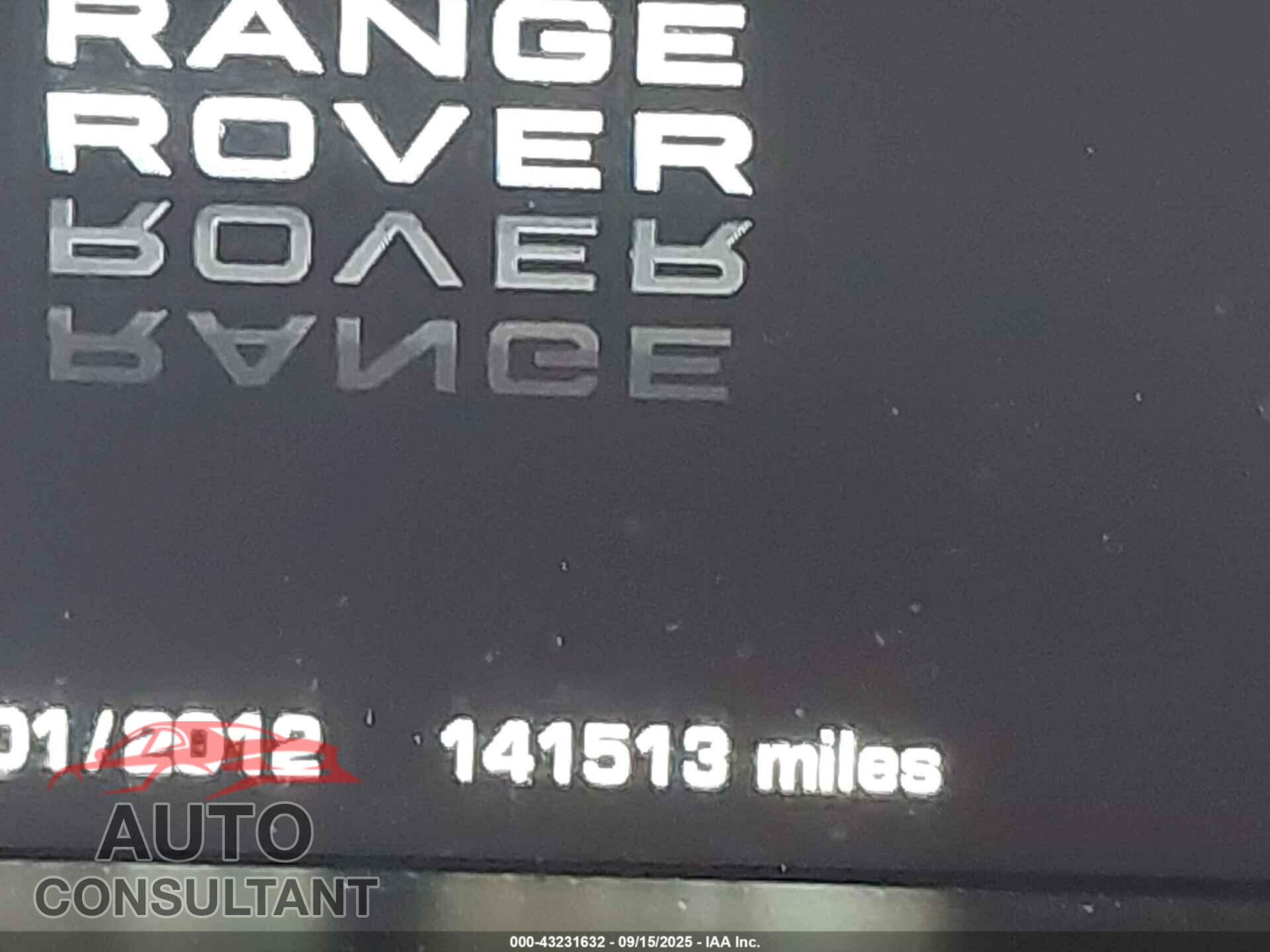 LAND ROVER RANGE ROVER 2013 - SALGS2DF7DA104917