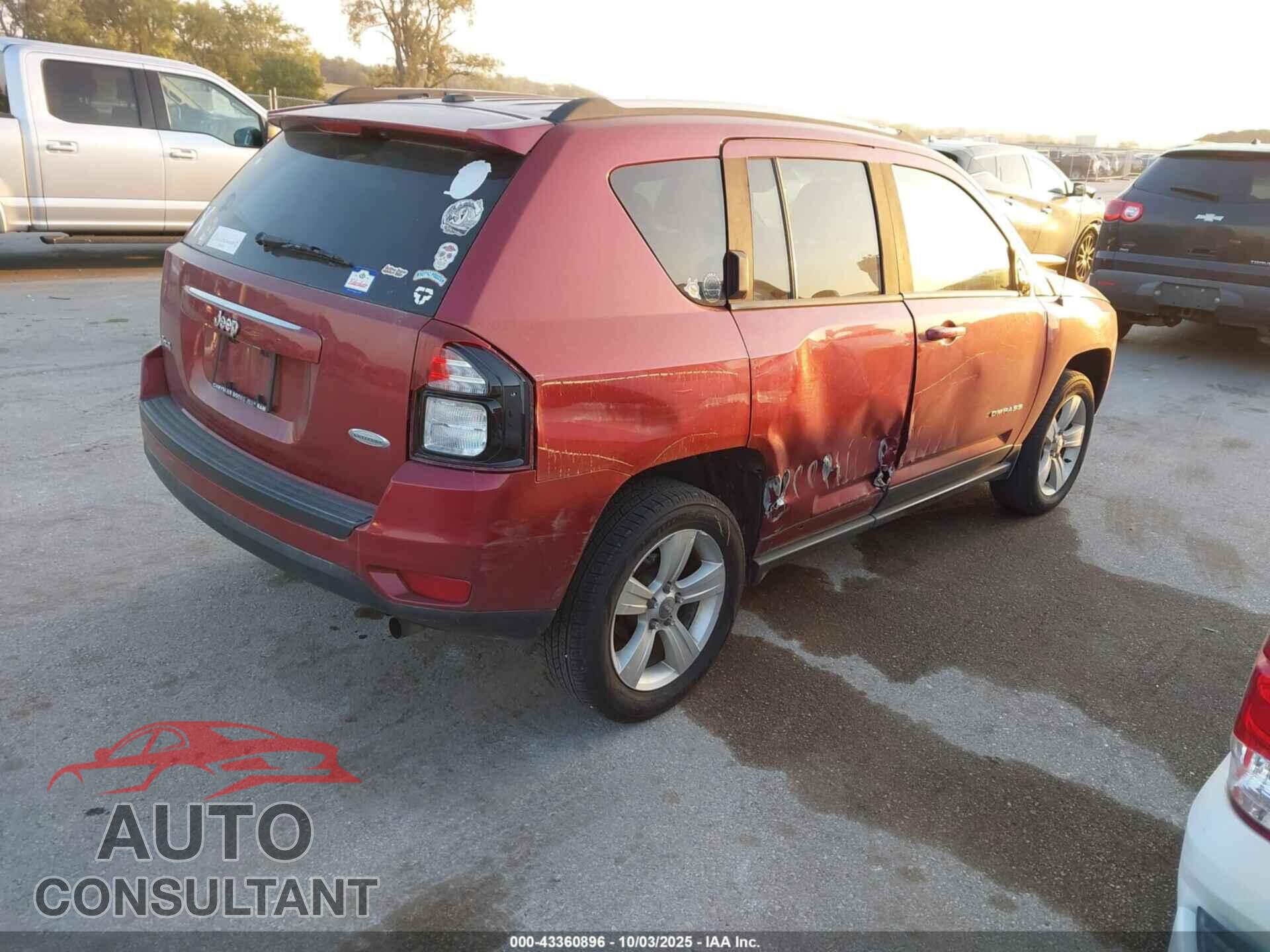 JEEP COMPASS 2016 - 1C4NJDEBXGD597374