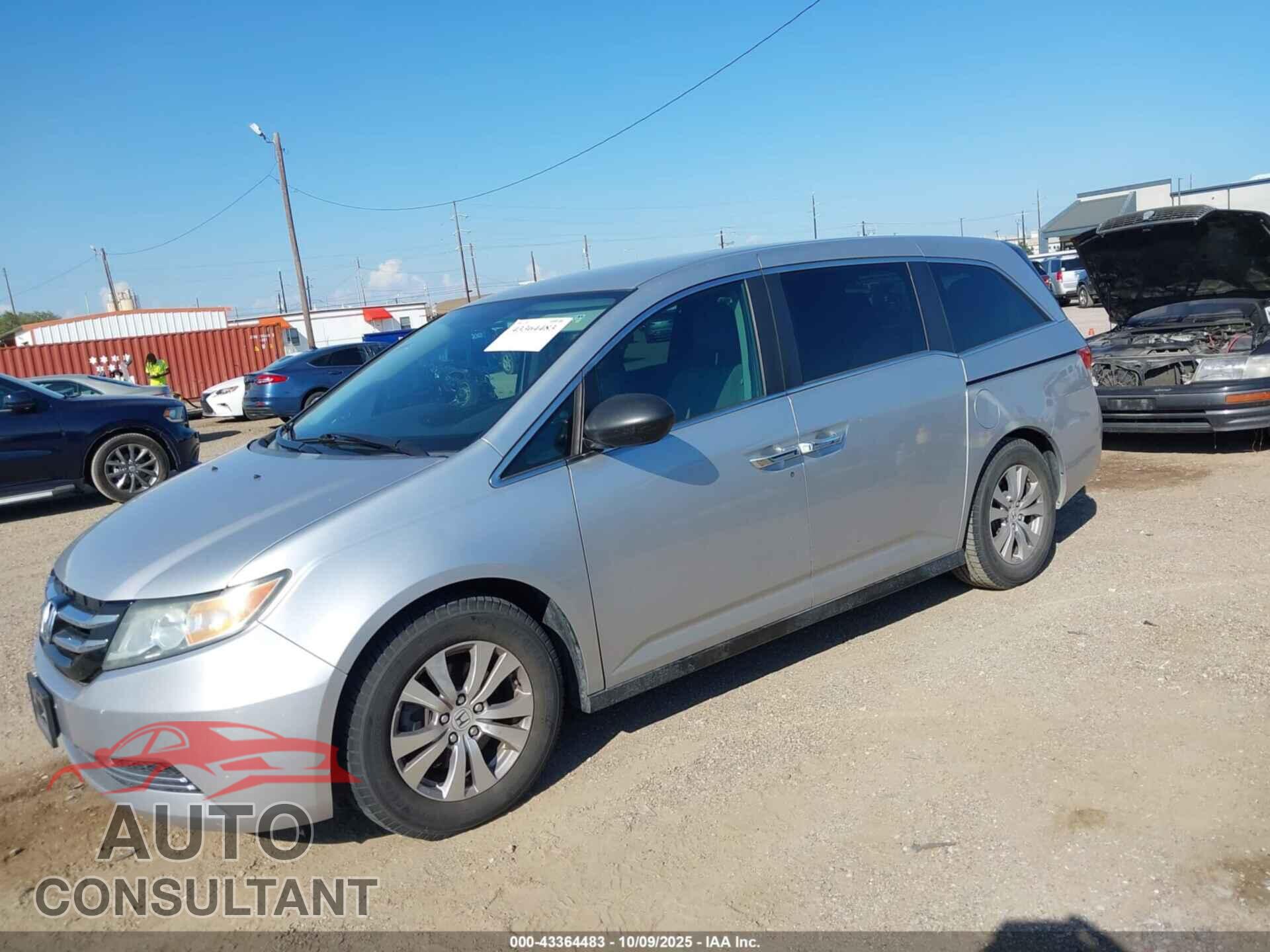 HONDA ODYSSEY 2014 - 5FNRL5H43EB076713