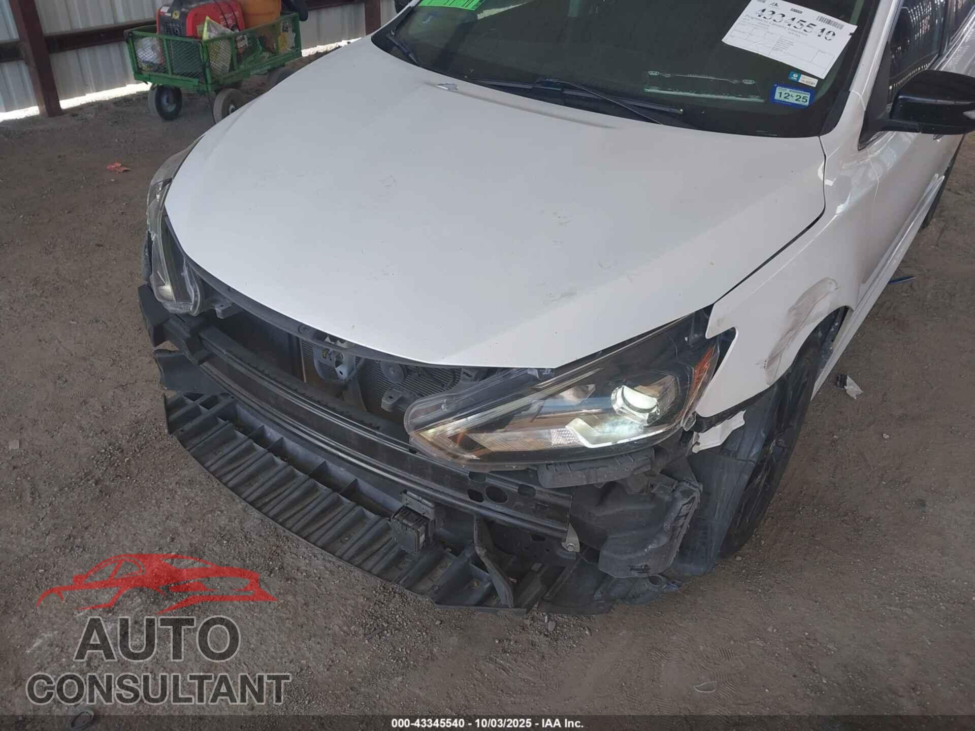NISSAN SENTRA 2018 - 3N1AB7AP1JY237576