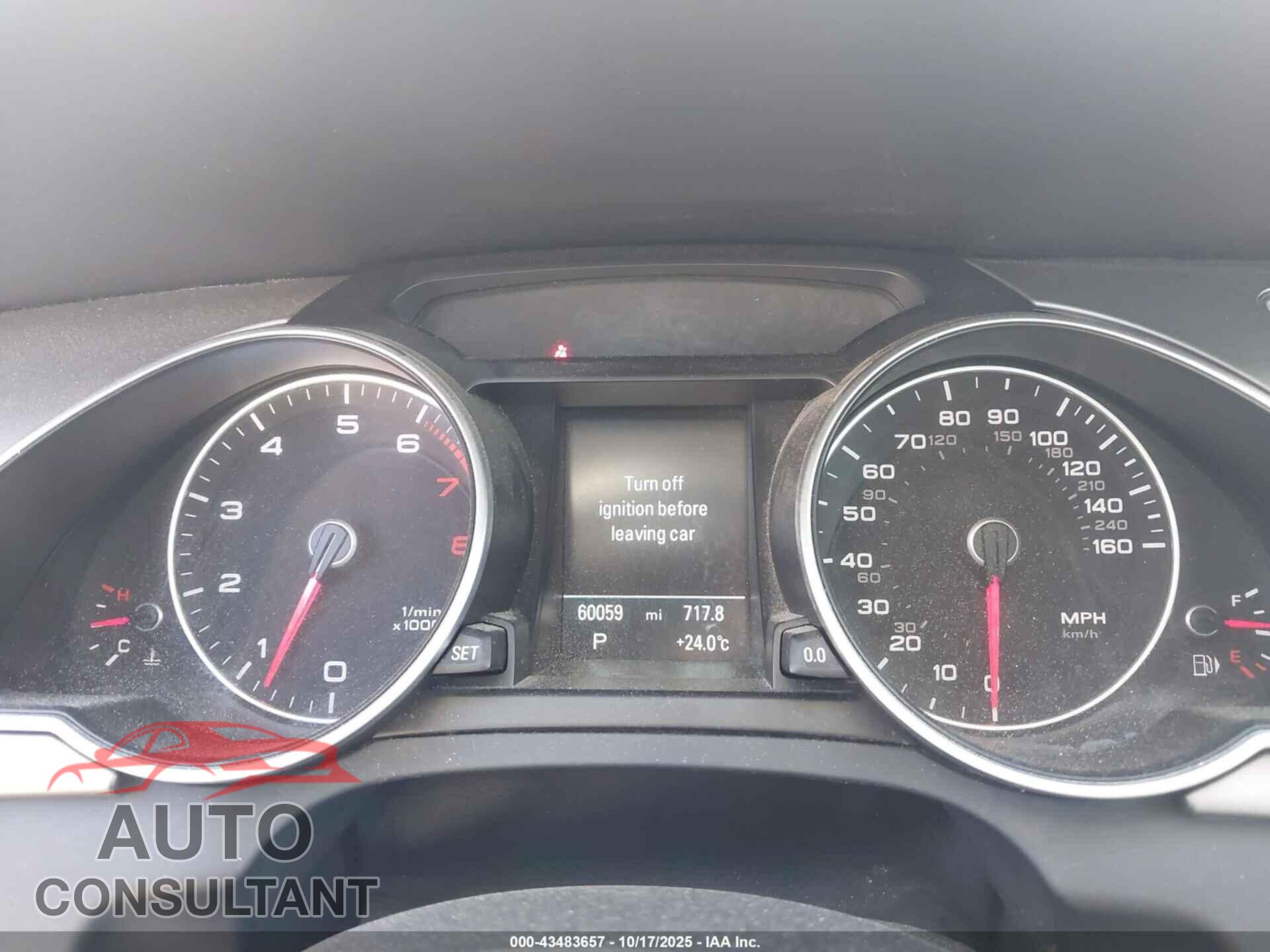 AUDI A5 2014 - WAULFAFR0E1048622