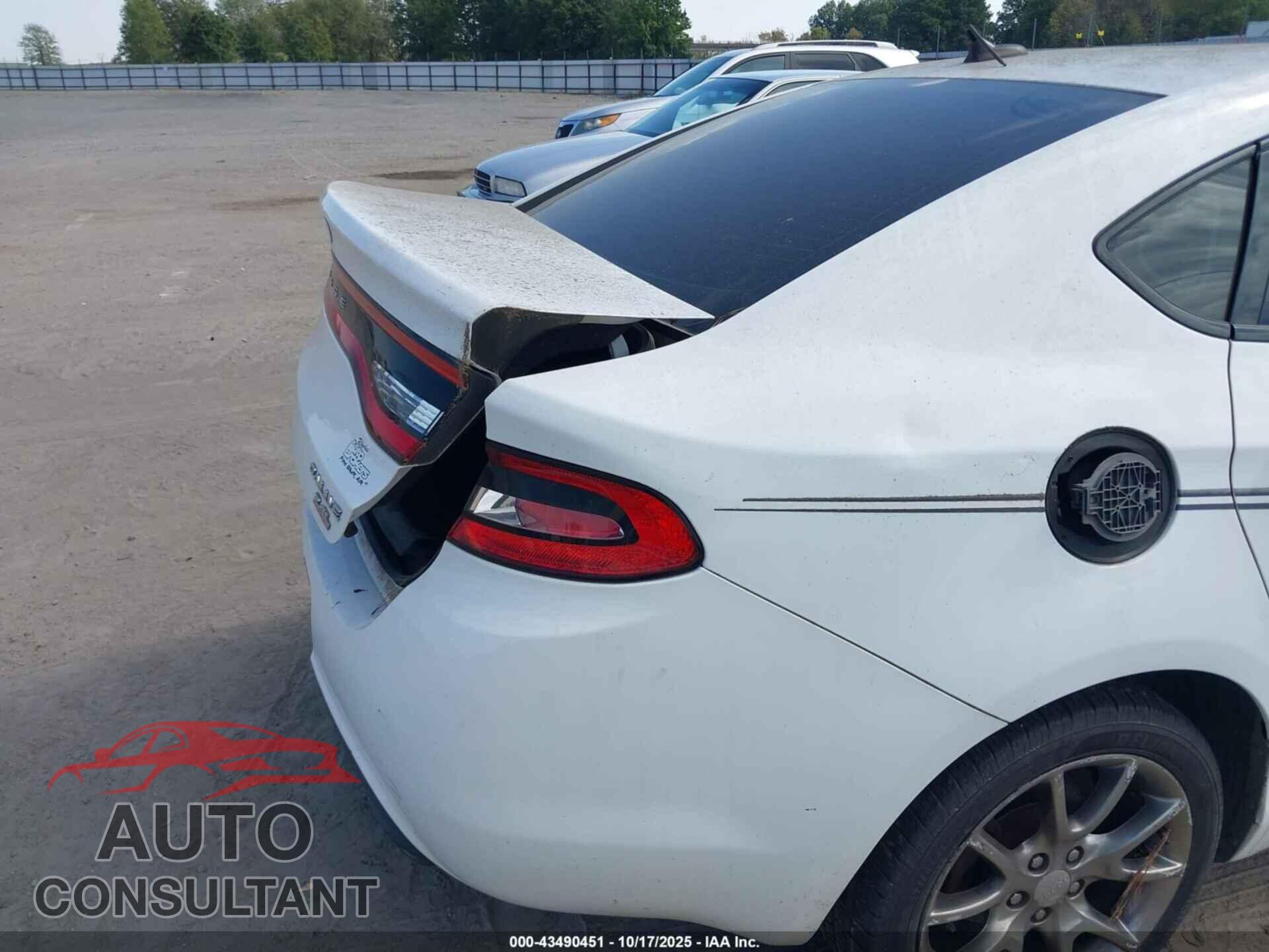 DODGE DART 2014 - 1C3CDFBB1ED791081