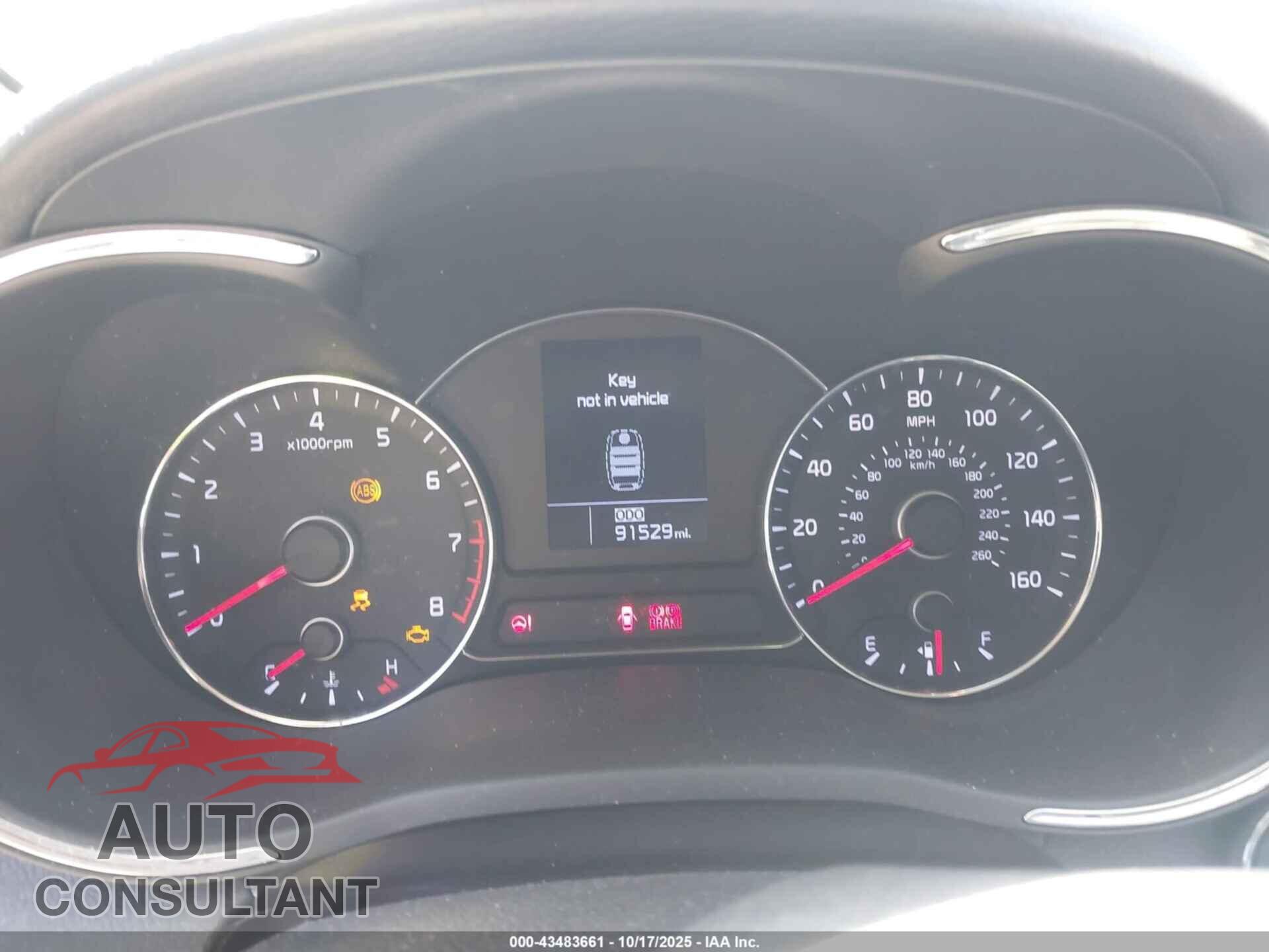 KIA FORTE 2016 - KNAFX5A85G5588706