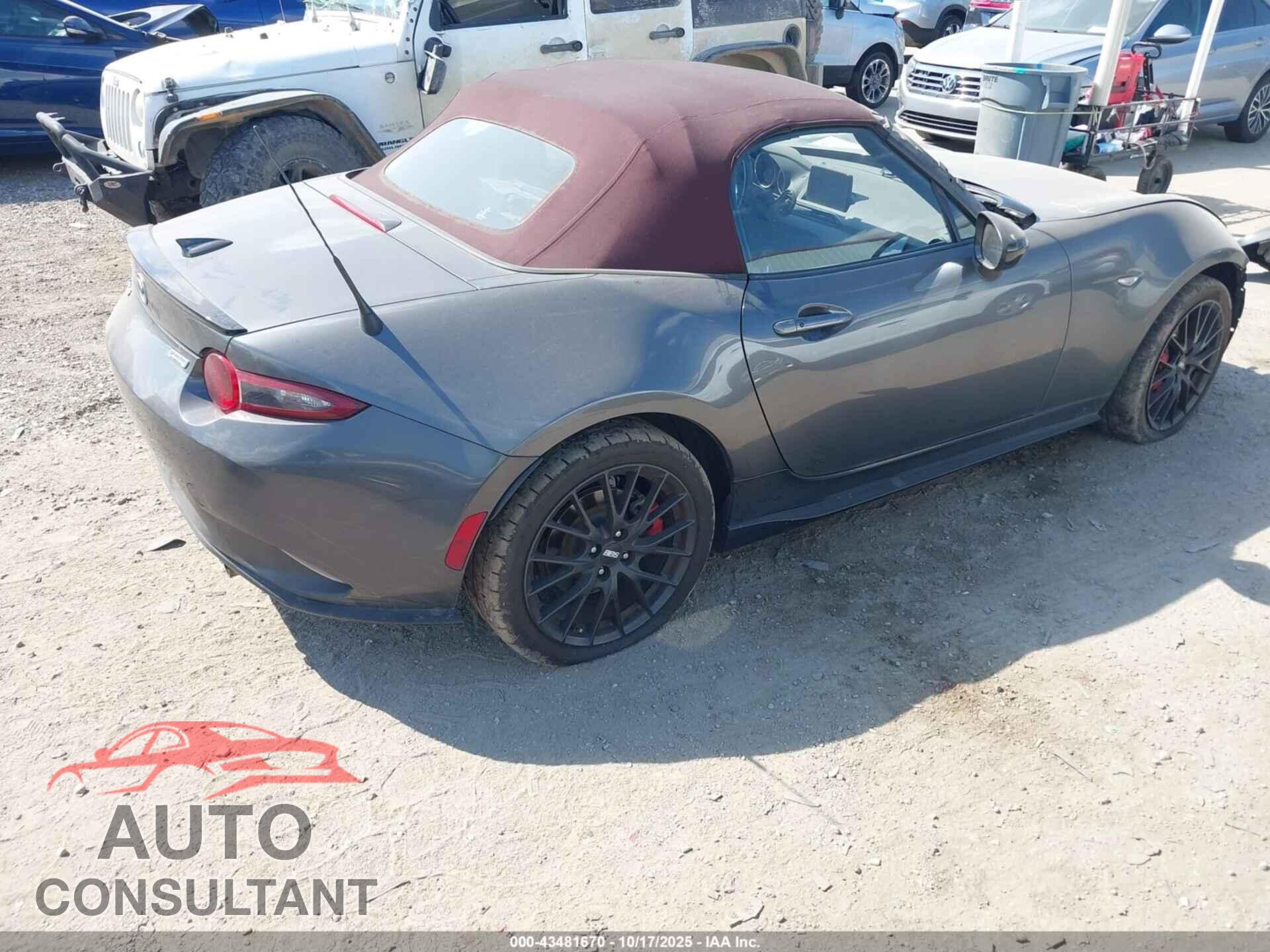 MAZDA MX-5 MIATA 2018 - JM1NDAC71J0204090