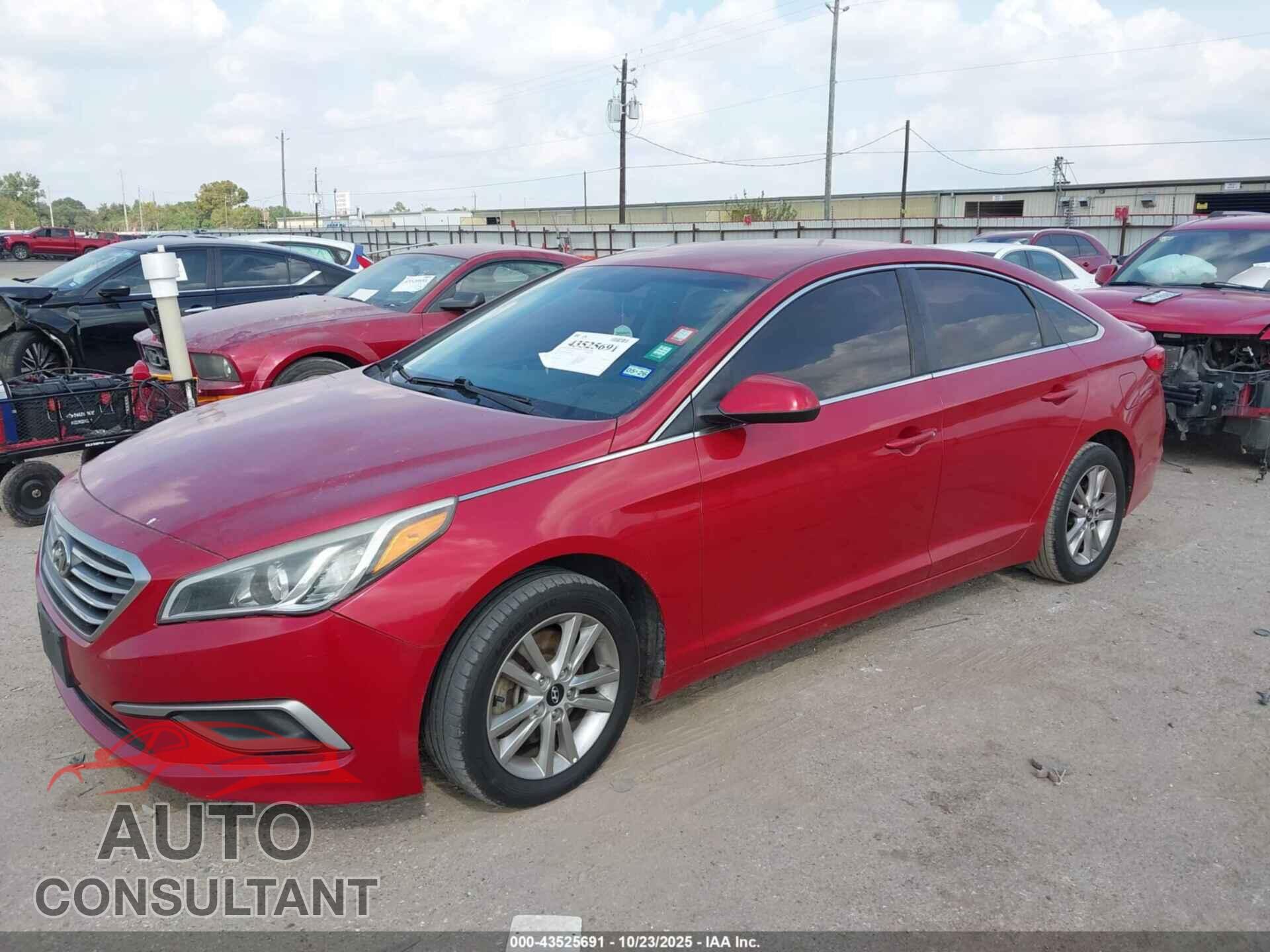 HYUNDAI SONATA 2017 - 5NPE24AF3HH548423