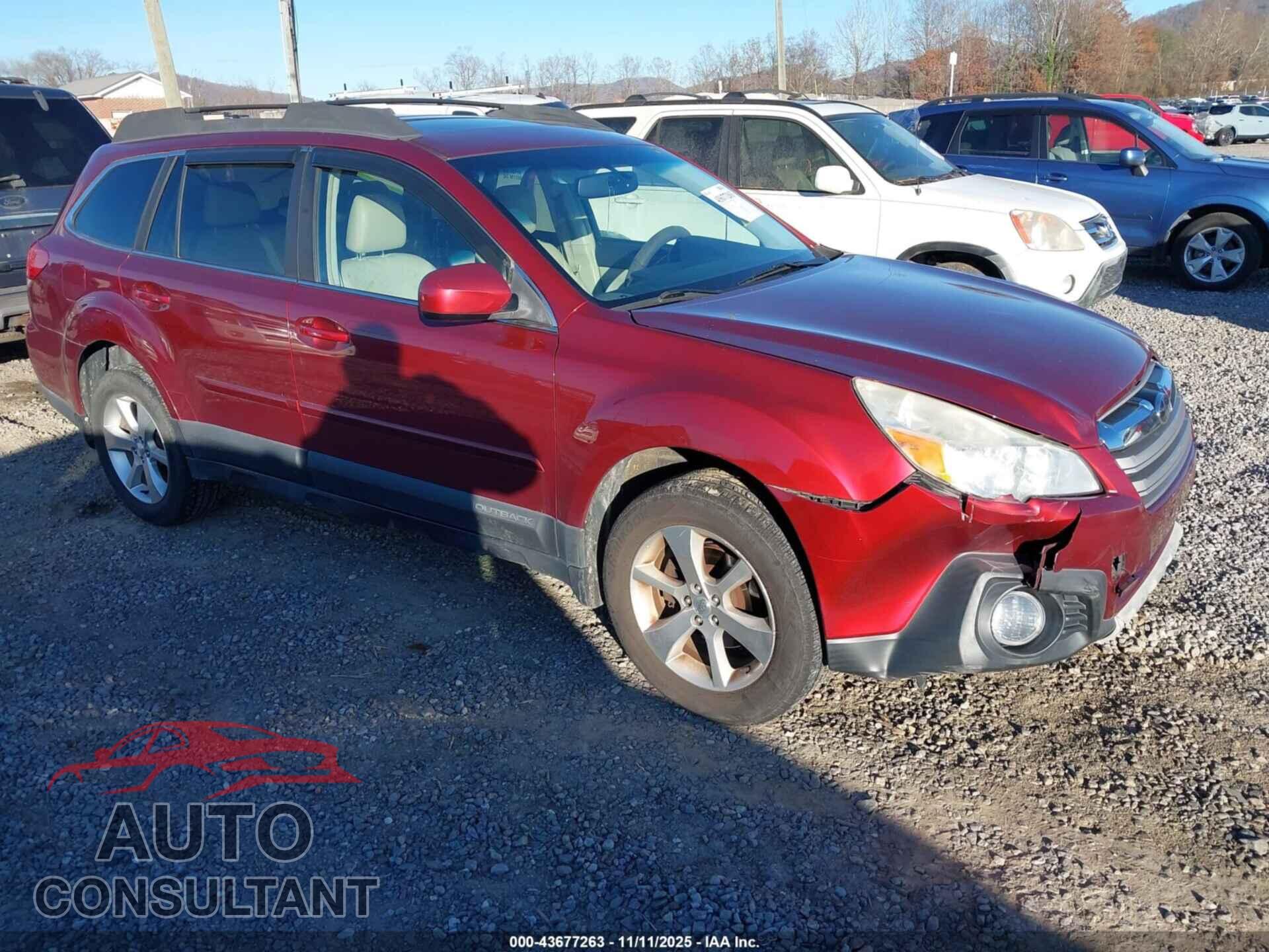 SUBARU OUTBACK 2013 - 4S4BRCLC4D3264862