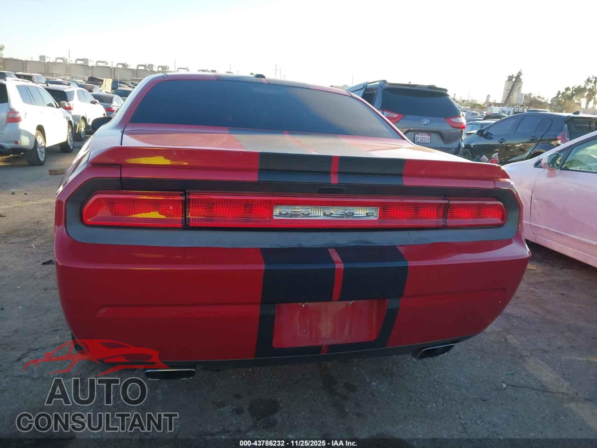 DODGE CHALLENGER 2012 - 2C3CDYBT6CH181259