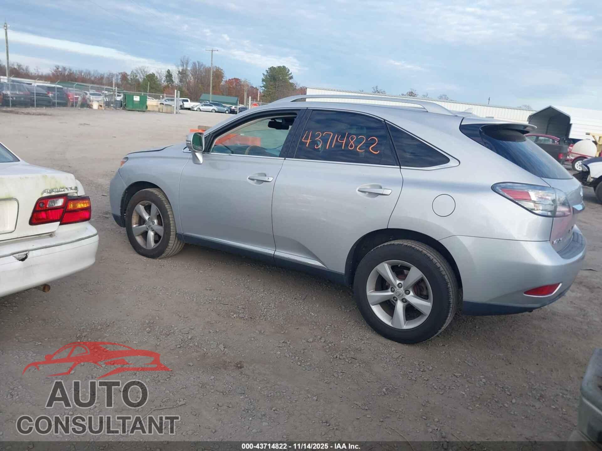 LEXUS RX 350 2010 - 2T2ZK1BA5AC006473
