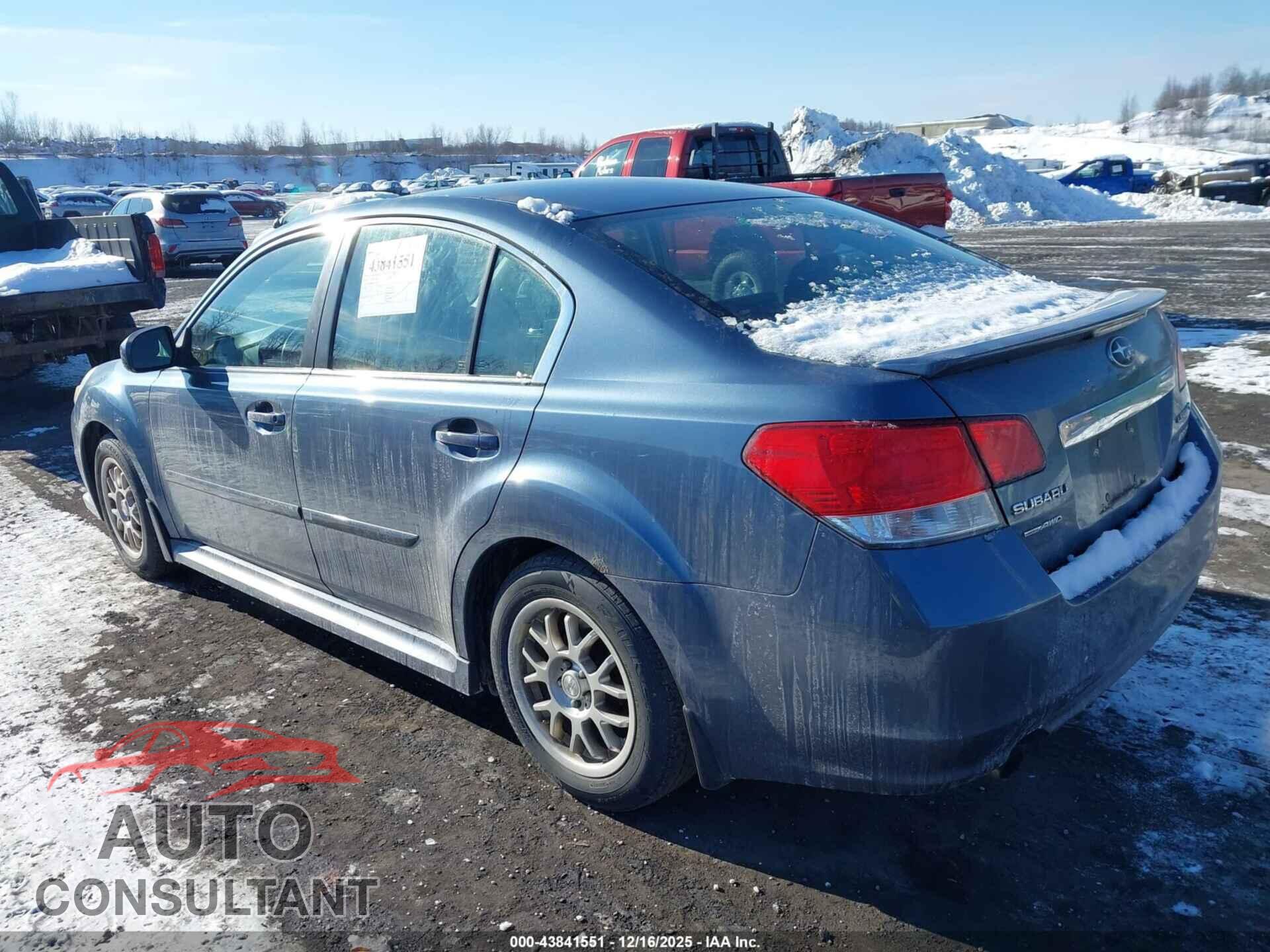 SUBARU LEGACY 2013 - 4S3BMBG66D3043149