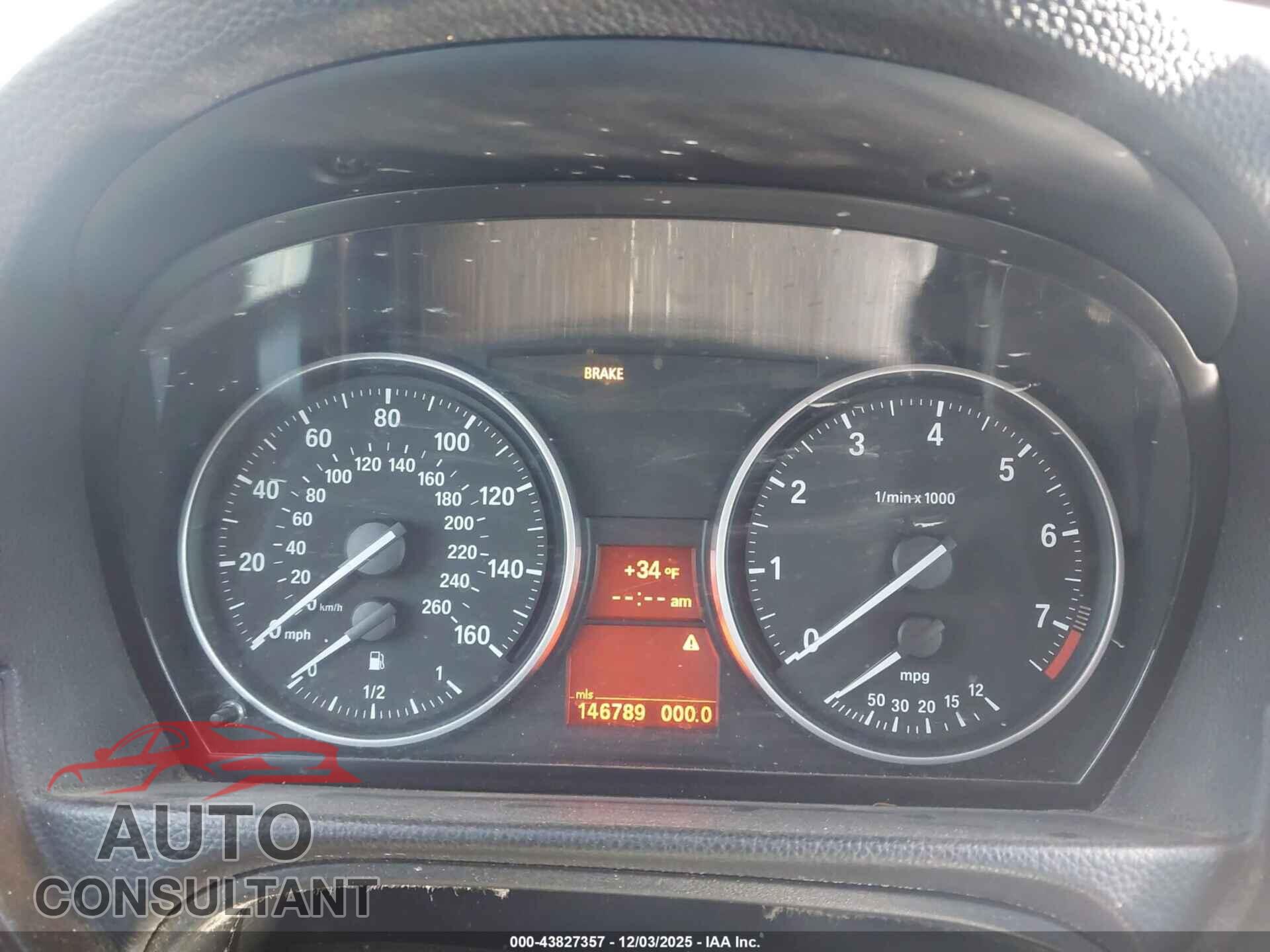 BMW 328I 2011 - WBAPK7C54BA974227