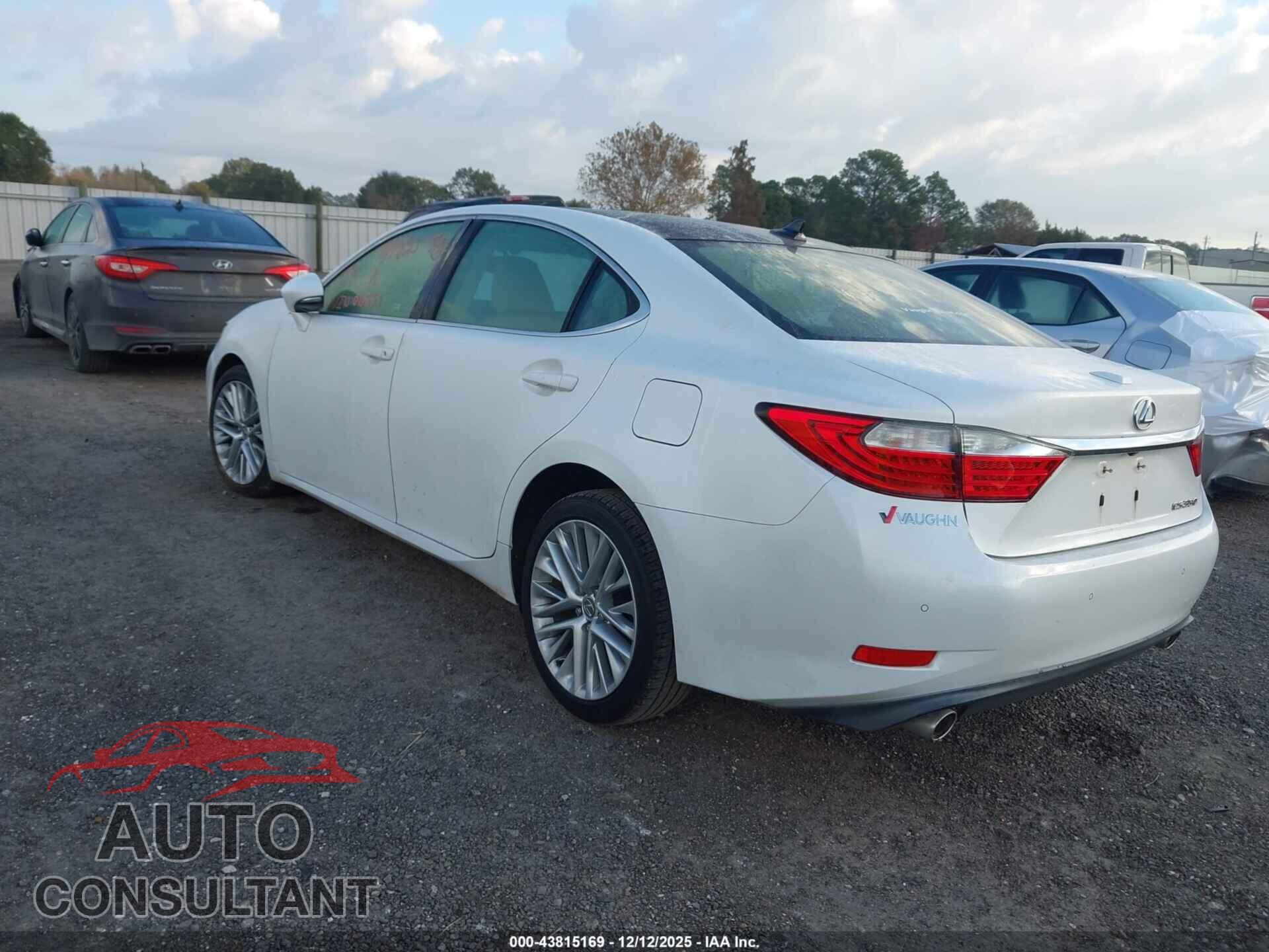 LEXUS ES 350 2013 - JTHBK1GG7D2016832