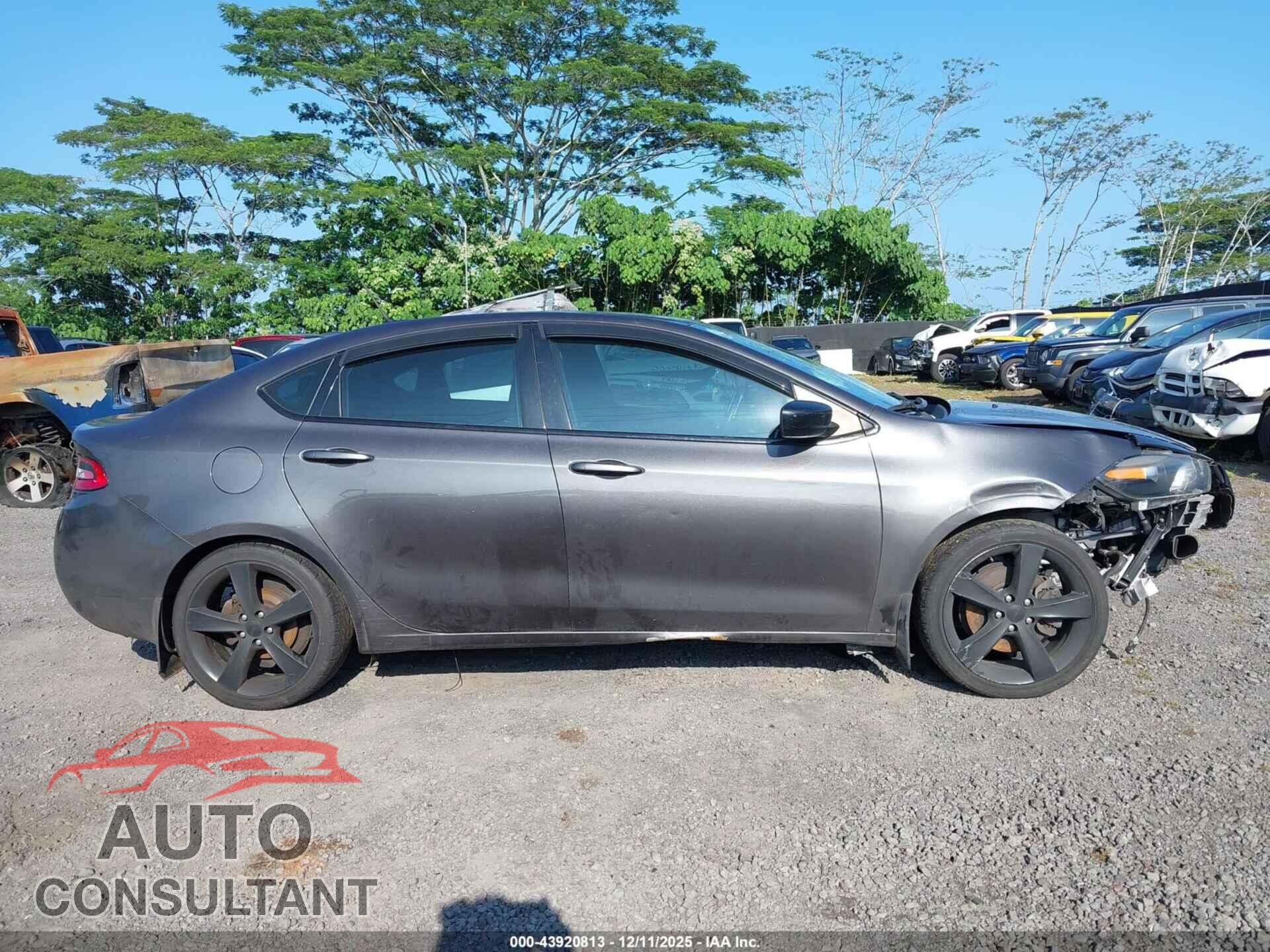 DODGE DART 2015 - 1C3CDFBB5FD345159