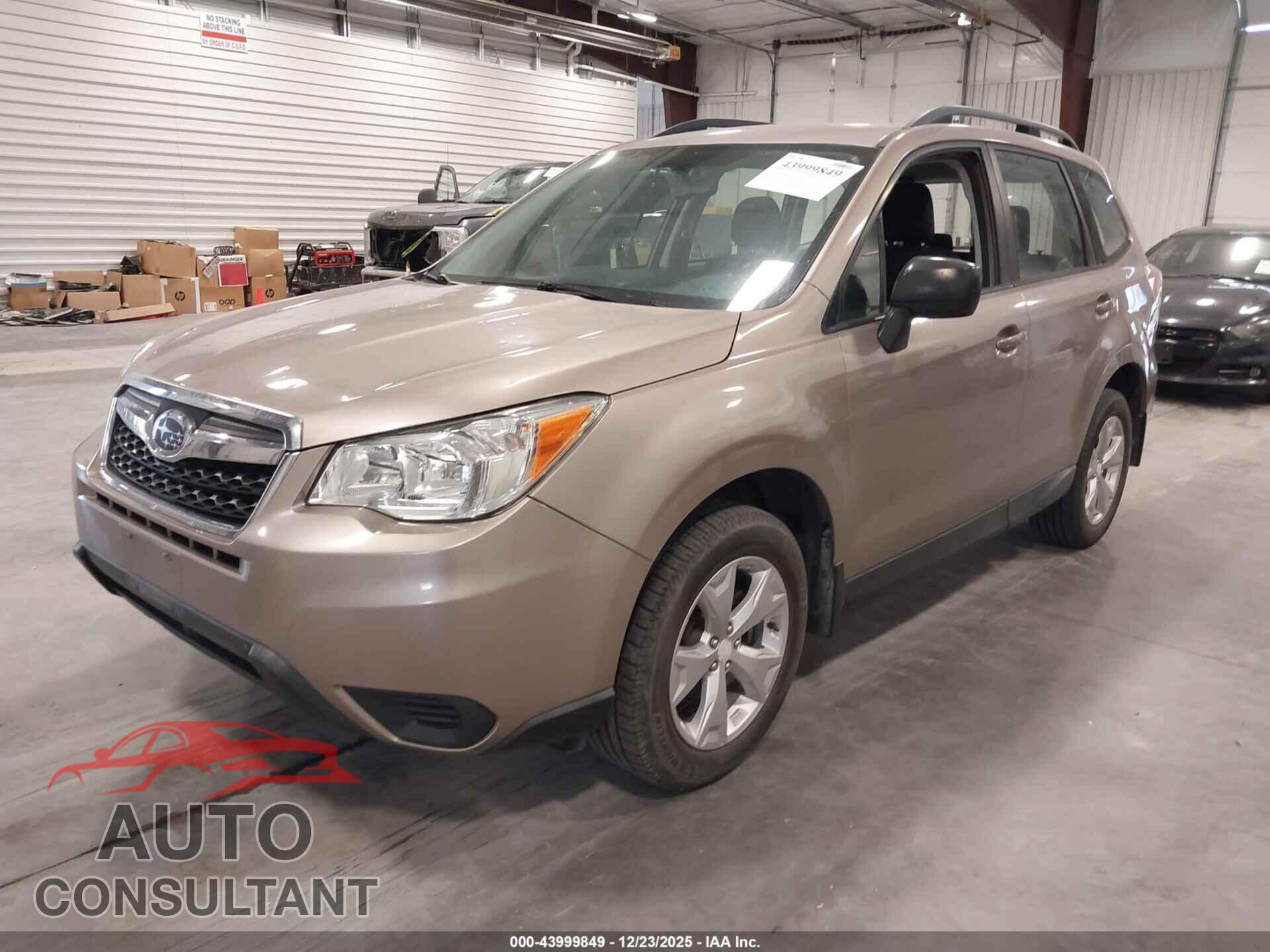 SUBARU FORESTER 2015 - JF2SJABC7FH472257