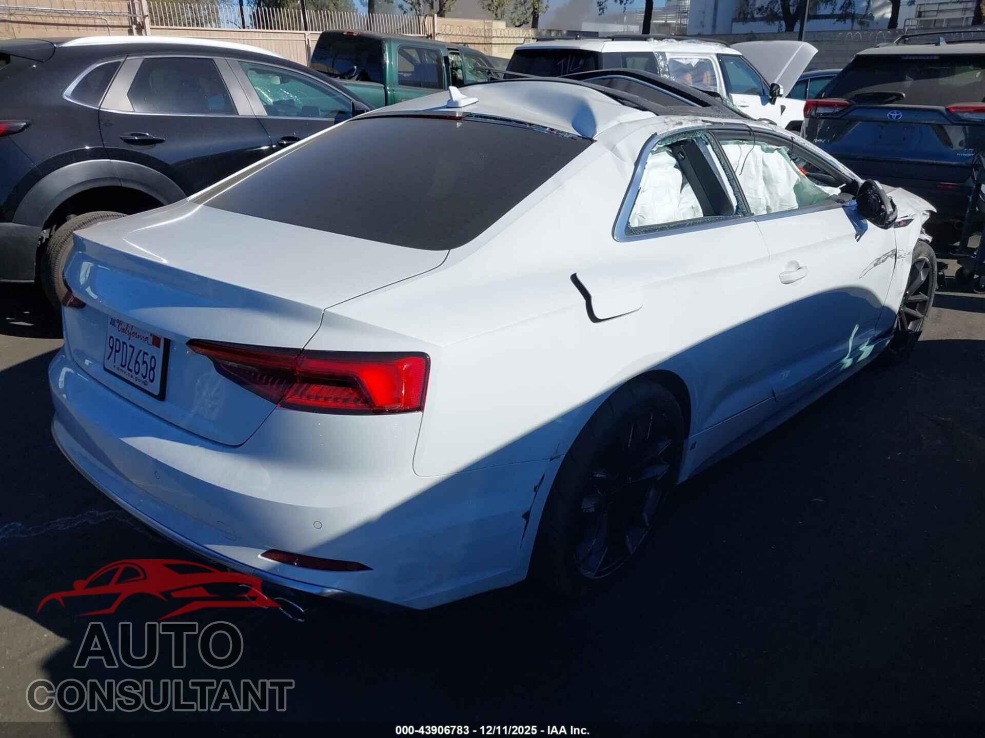 AUDI S5 2018 - WAUR4AF57JA008402