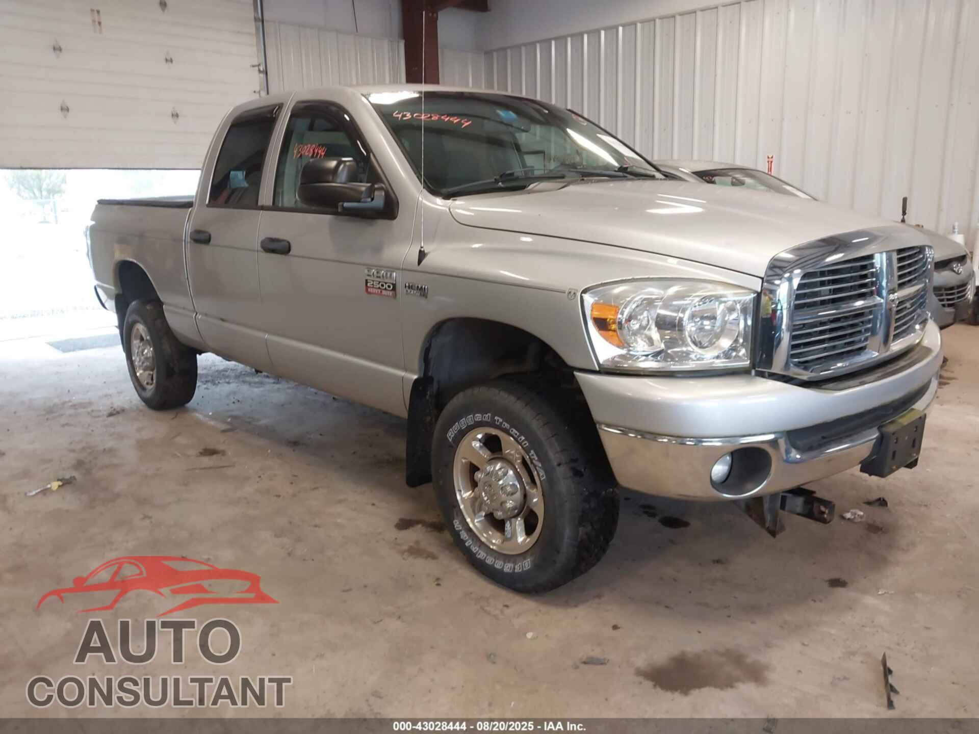DODGE RAM 2500 2009 - 3D7KS28T09G561424