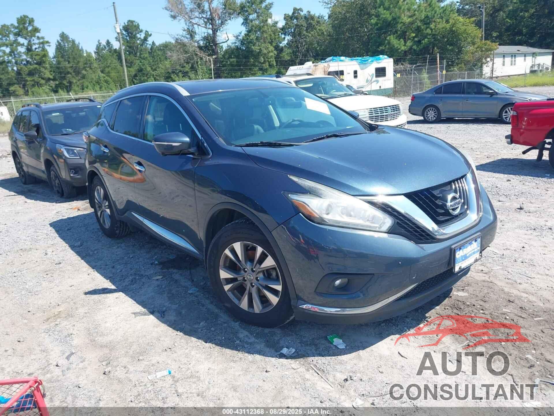 NISSAN MURANO 2015 - 5N1AZ2MH9FN248339