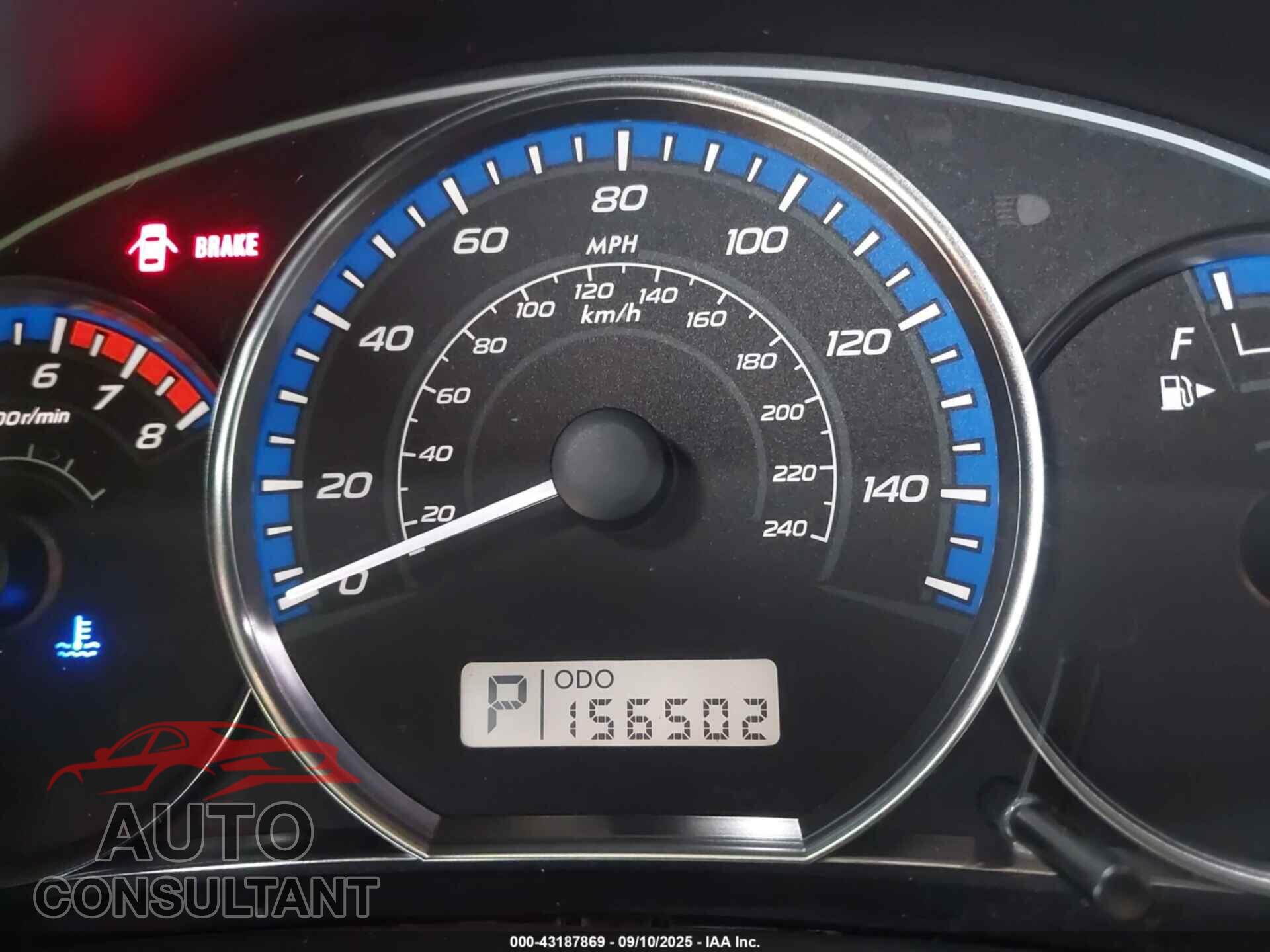 SUBARU FORESTER 2010 - JF2SH6BC9AH910259