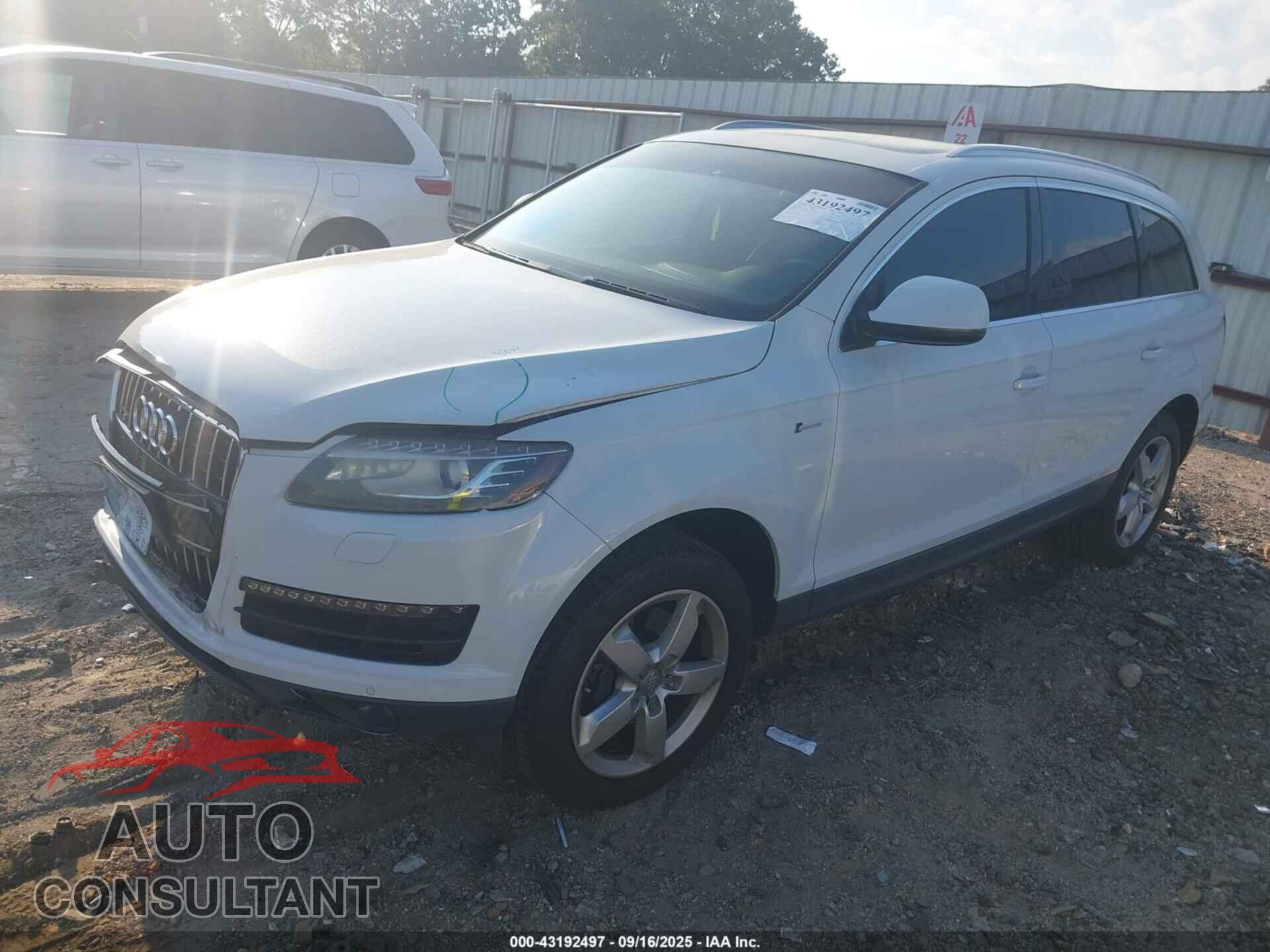 AUDI Q7 2013 - WA1LGAFE0DD005287