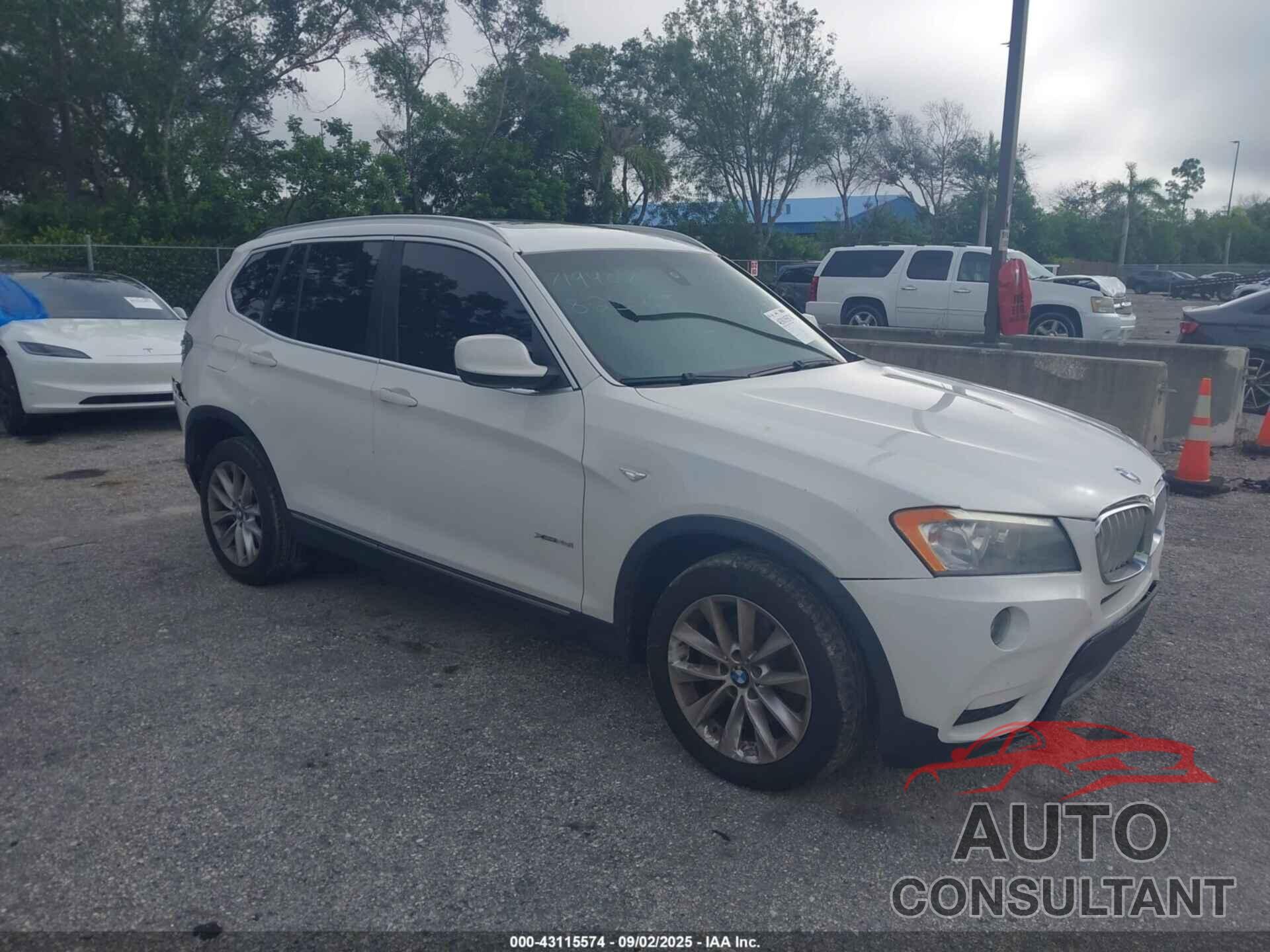 BMW X3 2012 - 5UXWX5C52CL719407