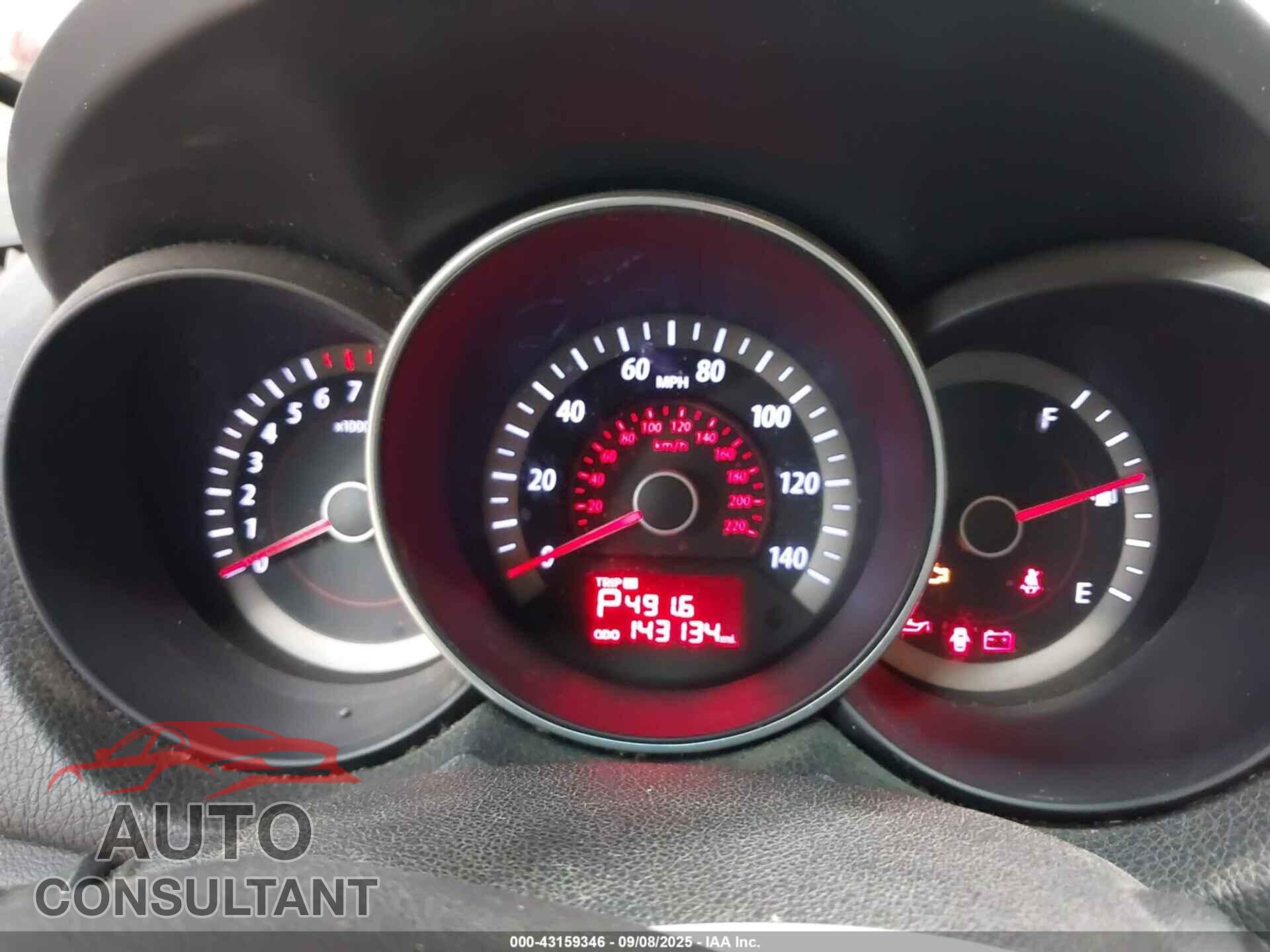 KIA FORTE 2012 - KNAFU4A28C5553201