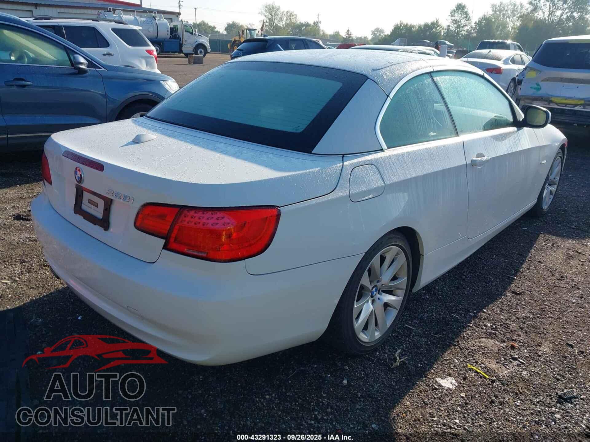 BMW 328I 2011 - WBADW3C59BE439502