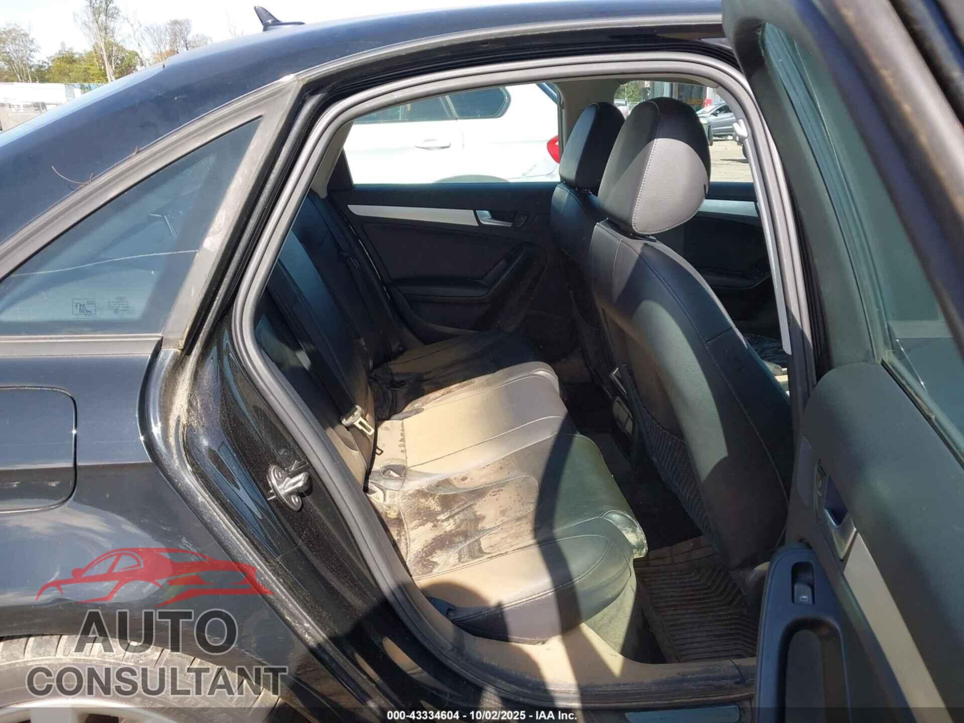 AUDI A4 2012 - WAUBFAFL0CN013754