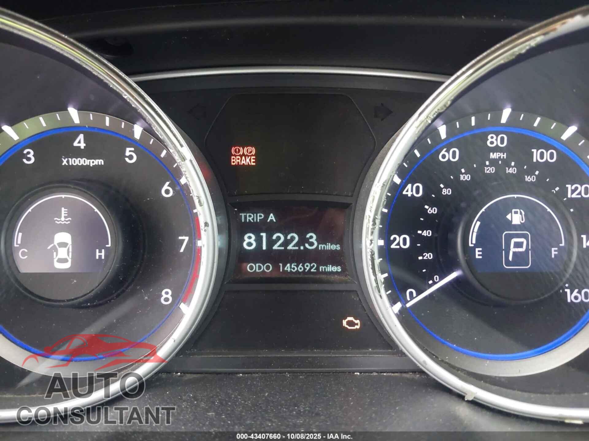 HYUNDAI SONATA 2011 - 5NPEB4AC4BH144611