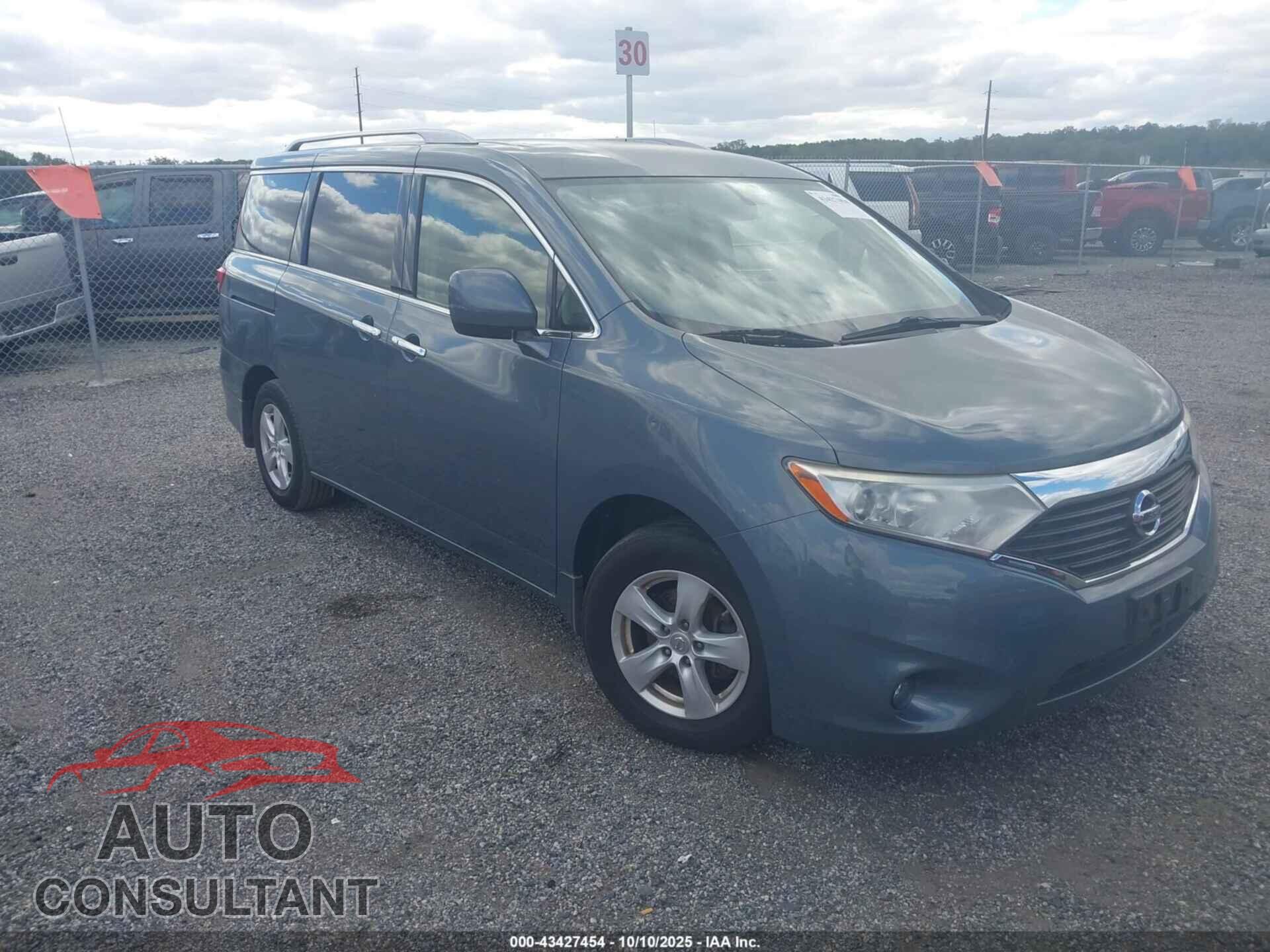 NISSAN QUEST 2012 - JN8AE2KP5C9047850