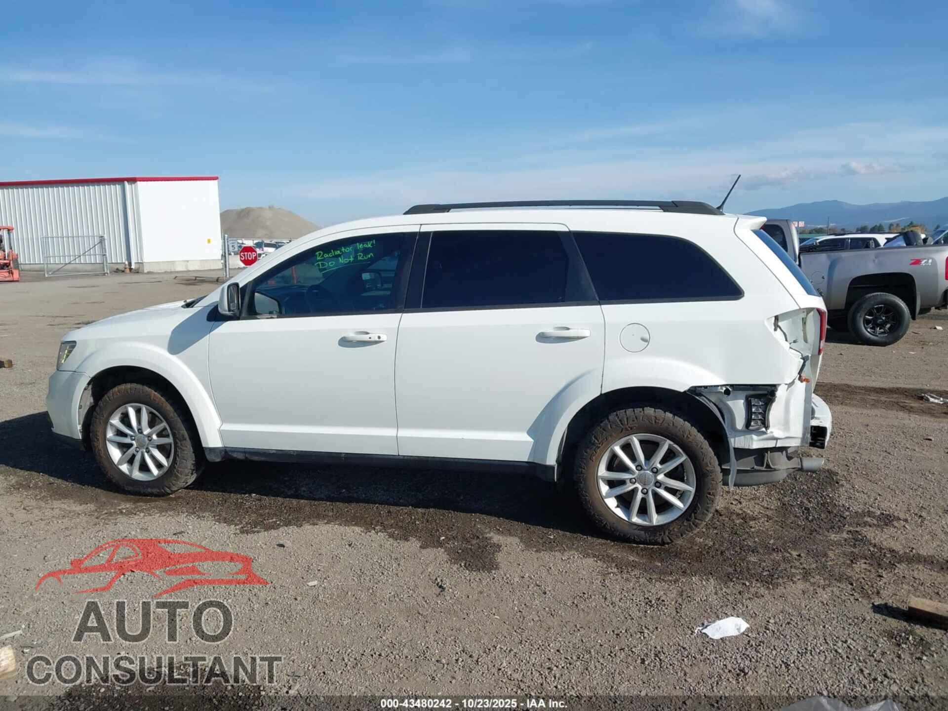 DODGE JOURNEY 2016 - 3C4PDCBGXGT122635